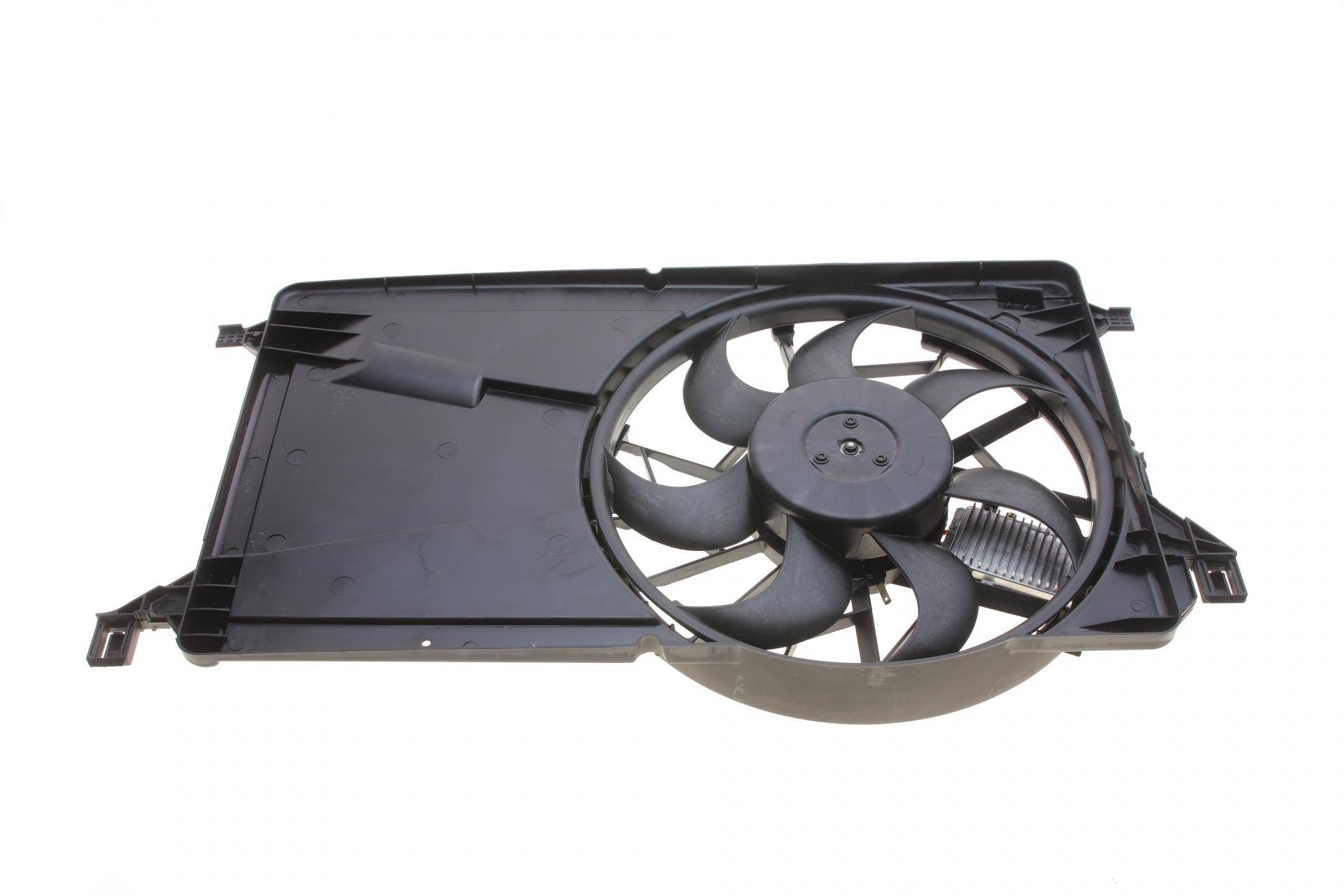 Вентилятор охолодження двигуна Mazda 3 1.6D/2.0D 03-09 (d=390mm) (з дифузором)