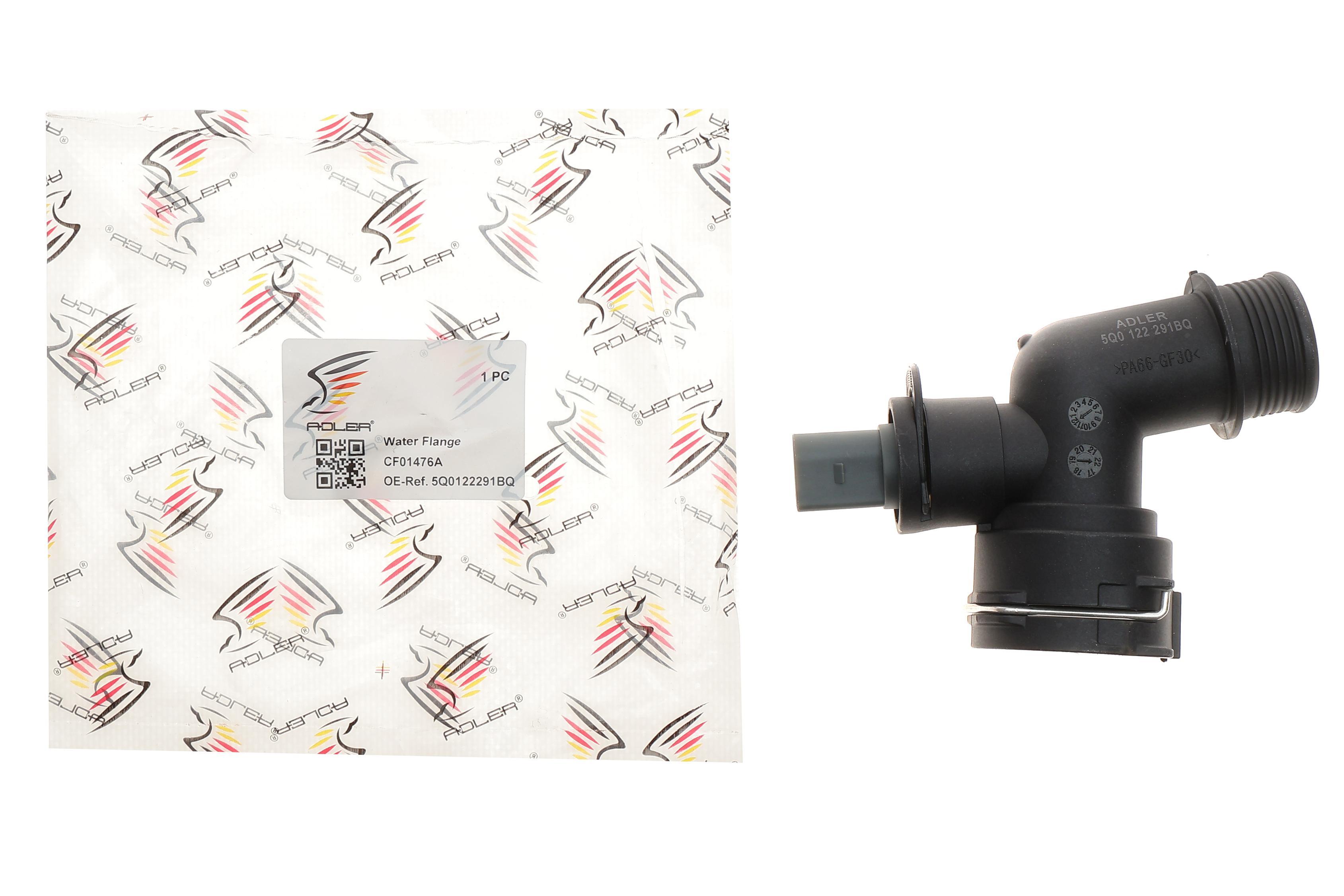 Фланець системи охолодження VW Caddy IV 1.4 TSI 15-20