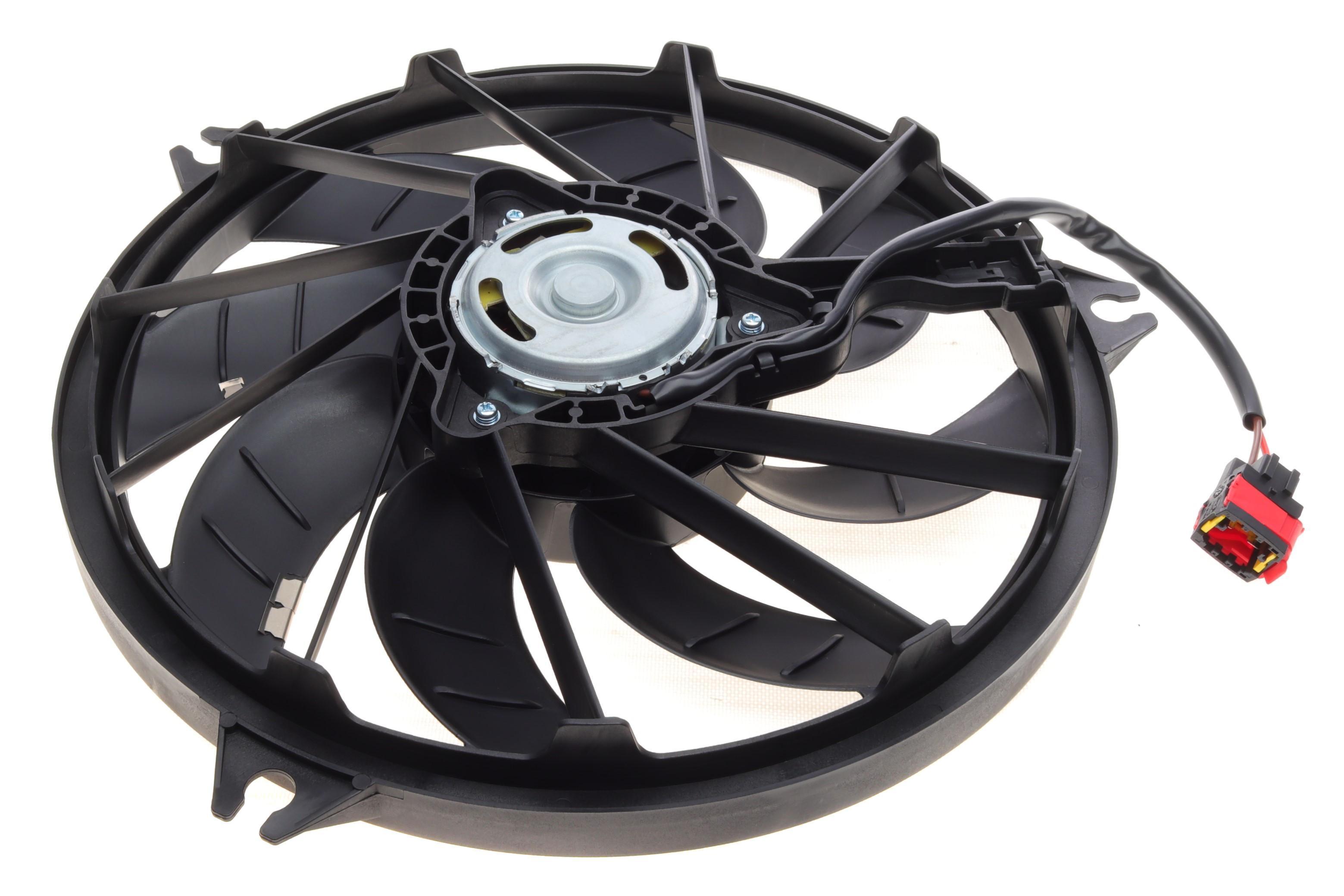 Вентилятор радіатора Peugeot 206 1.1-2.0 98- (з дифузором)