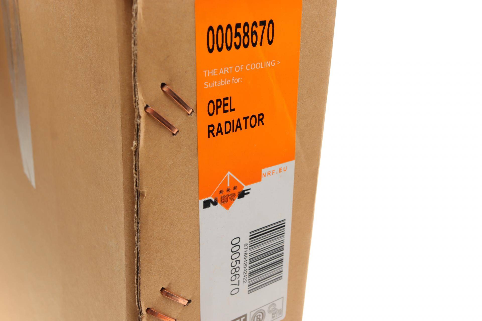 Радіатор охолодження Opel Ascona C/Kadett D 1.3-2.0i 81-88