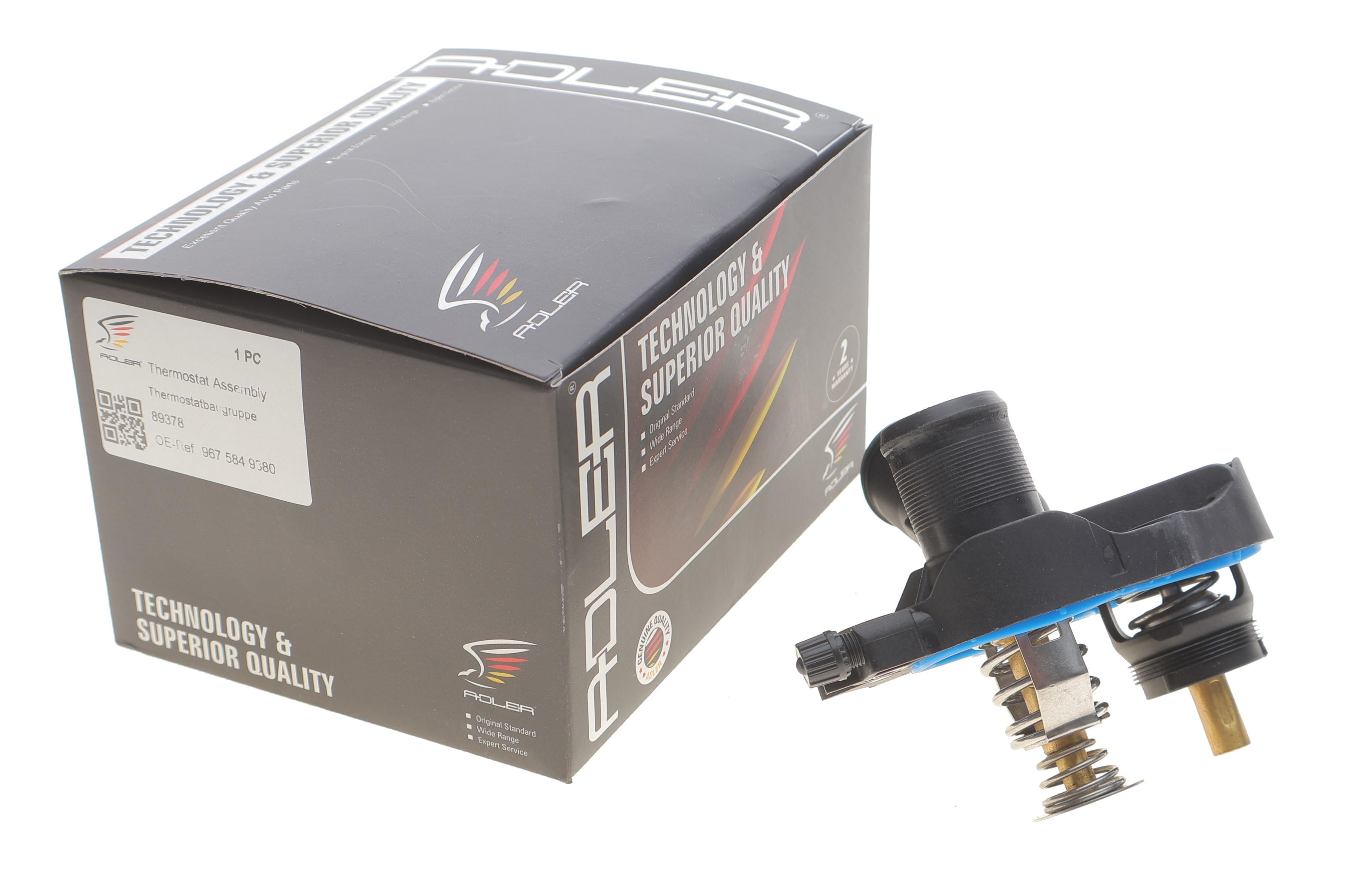 Термостат Citroen C3/С4/Peugeot 208/308 1.0VTi/1.2VTi 12- (83 °C)