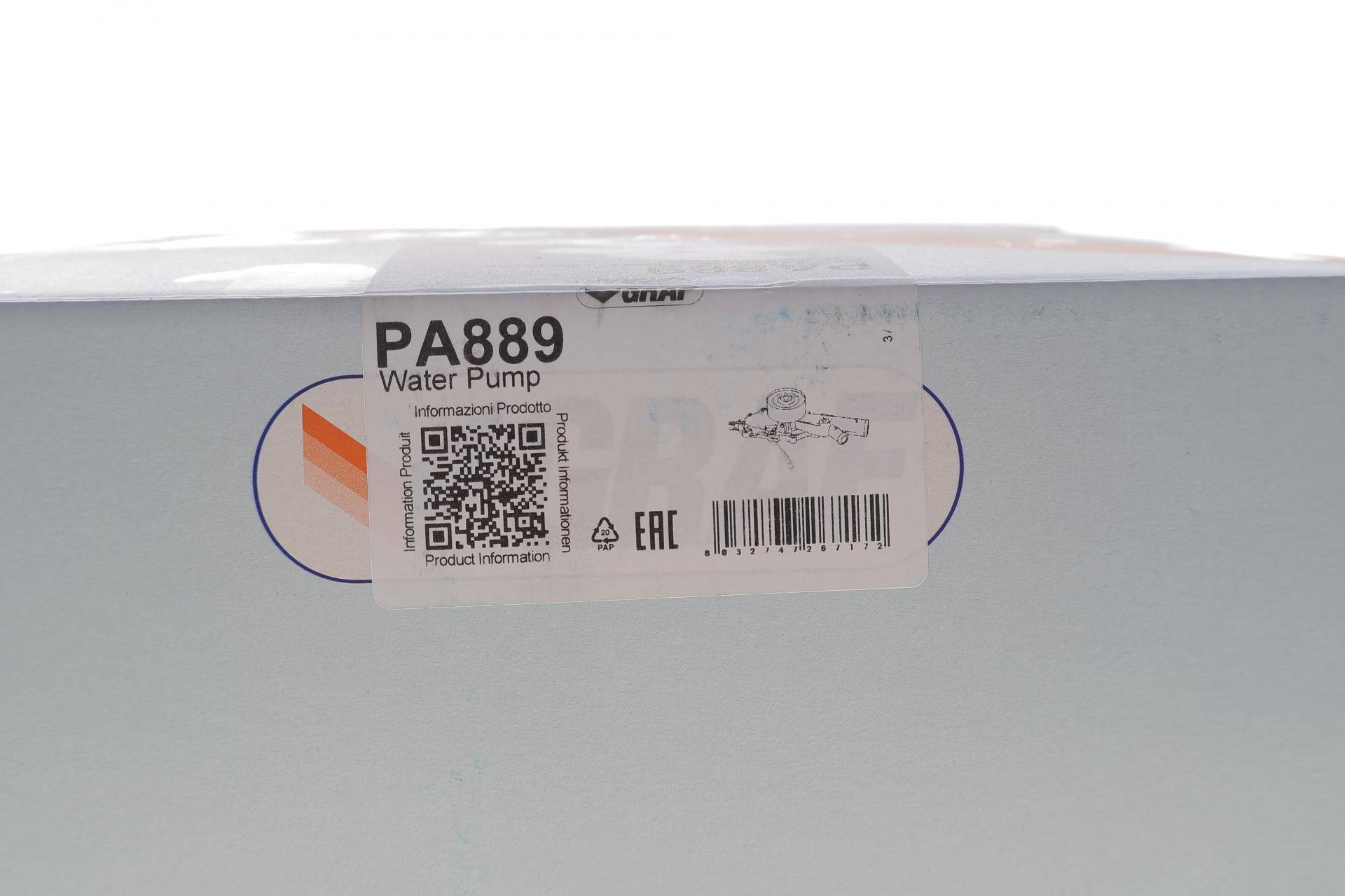 Помпа води MB S-class (W220)/E-class (W211/S211) 3.2 CDI 02-09 (R/B) (8 лоп)