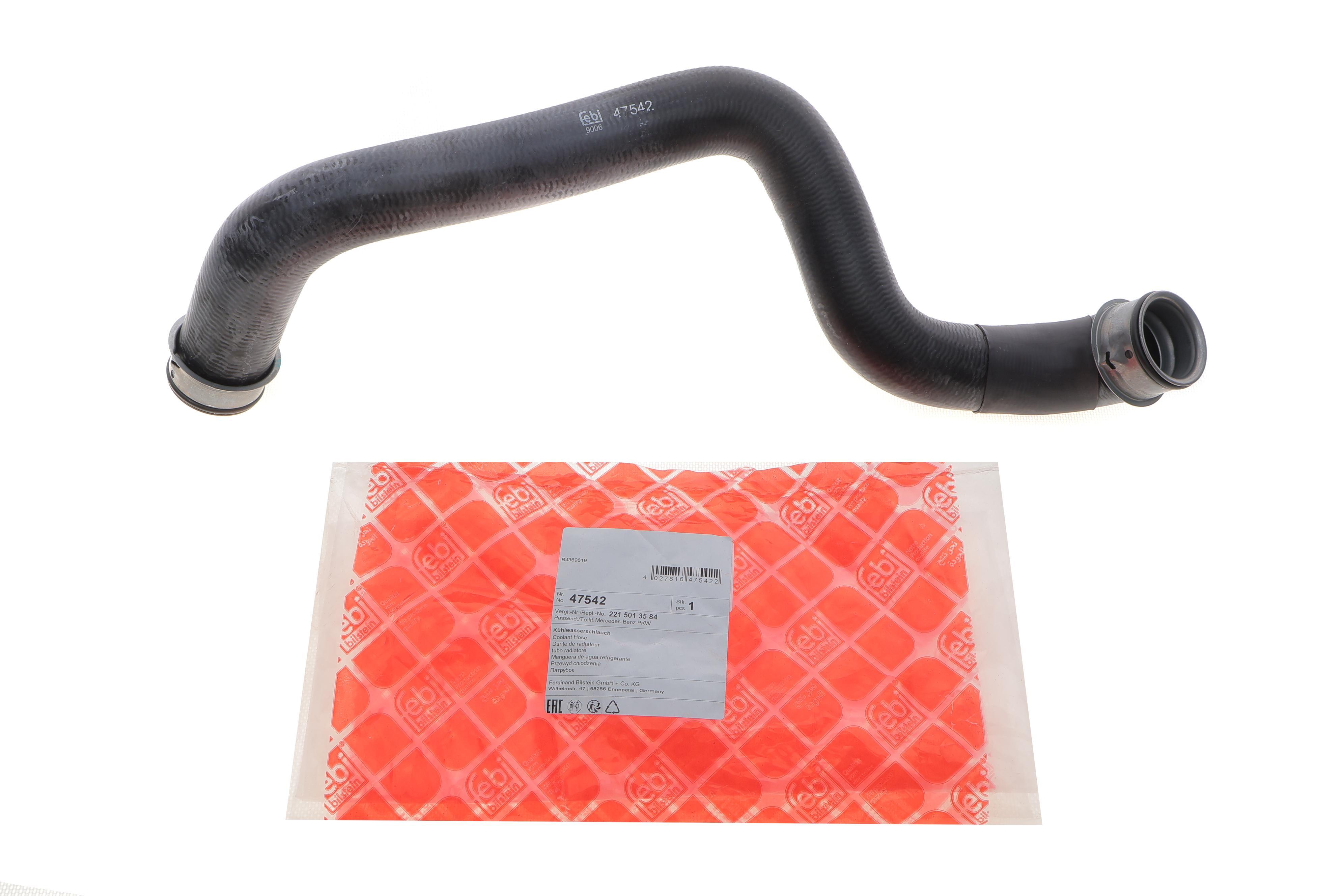 Патрубок радіатора MB S-class (W221) 05-13 (M272)