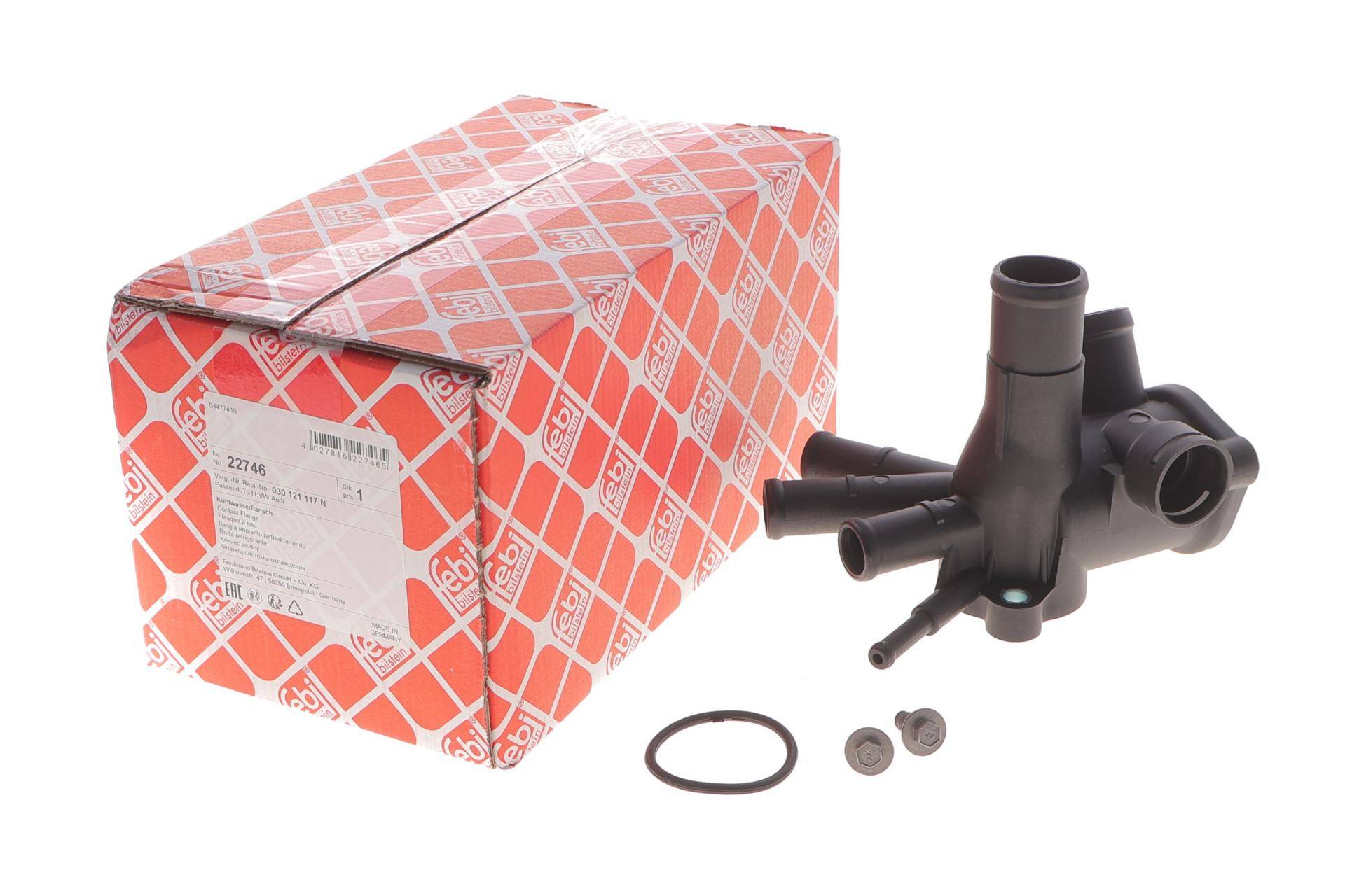 Фланець системи охолодження VW Golf/Jetta 1.4/1.6i 91-99