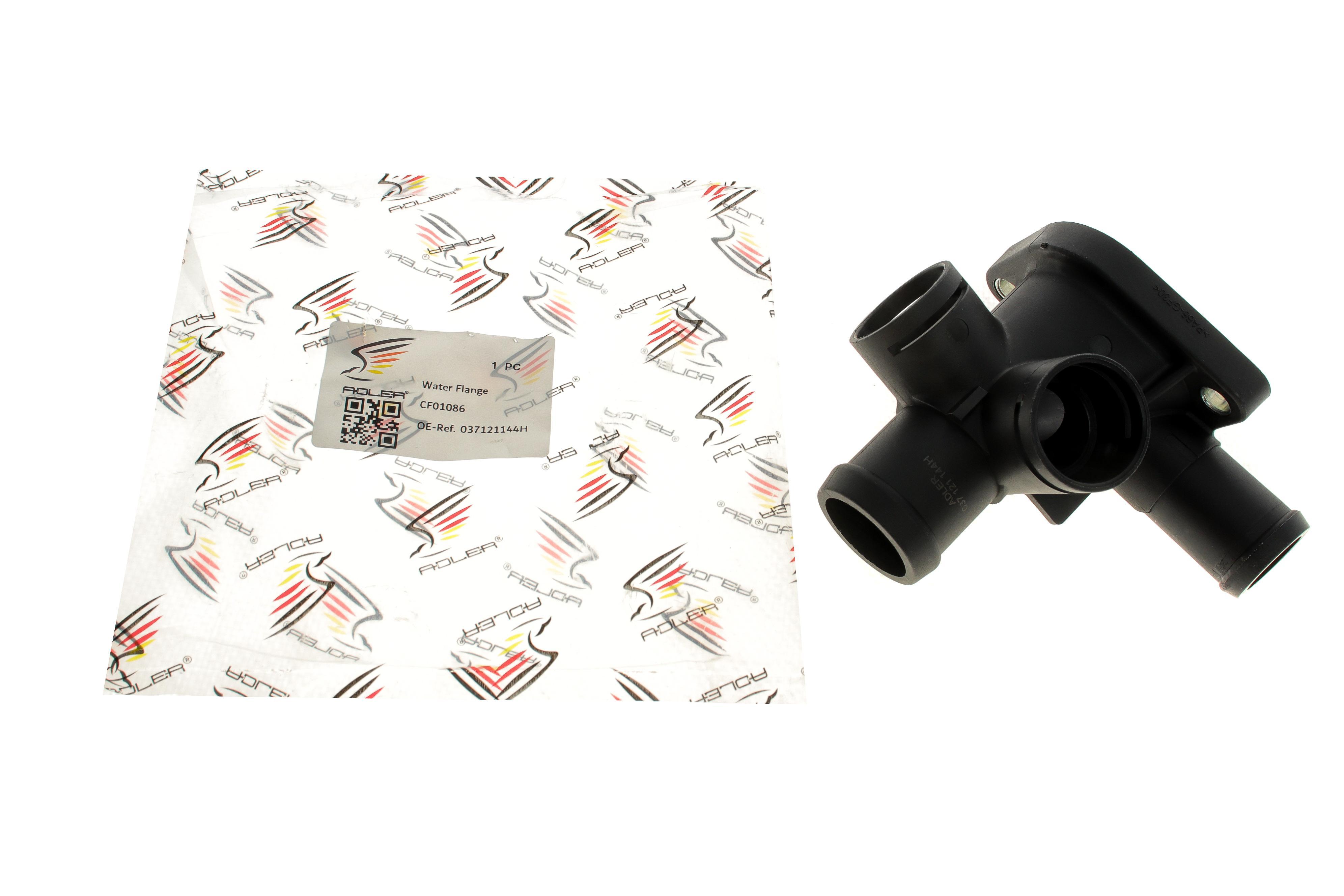 Фланець системи охолодження VW Passat/Jetta/Golf 1.6/1.6i 94-02