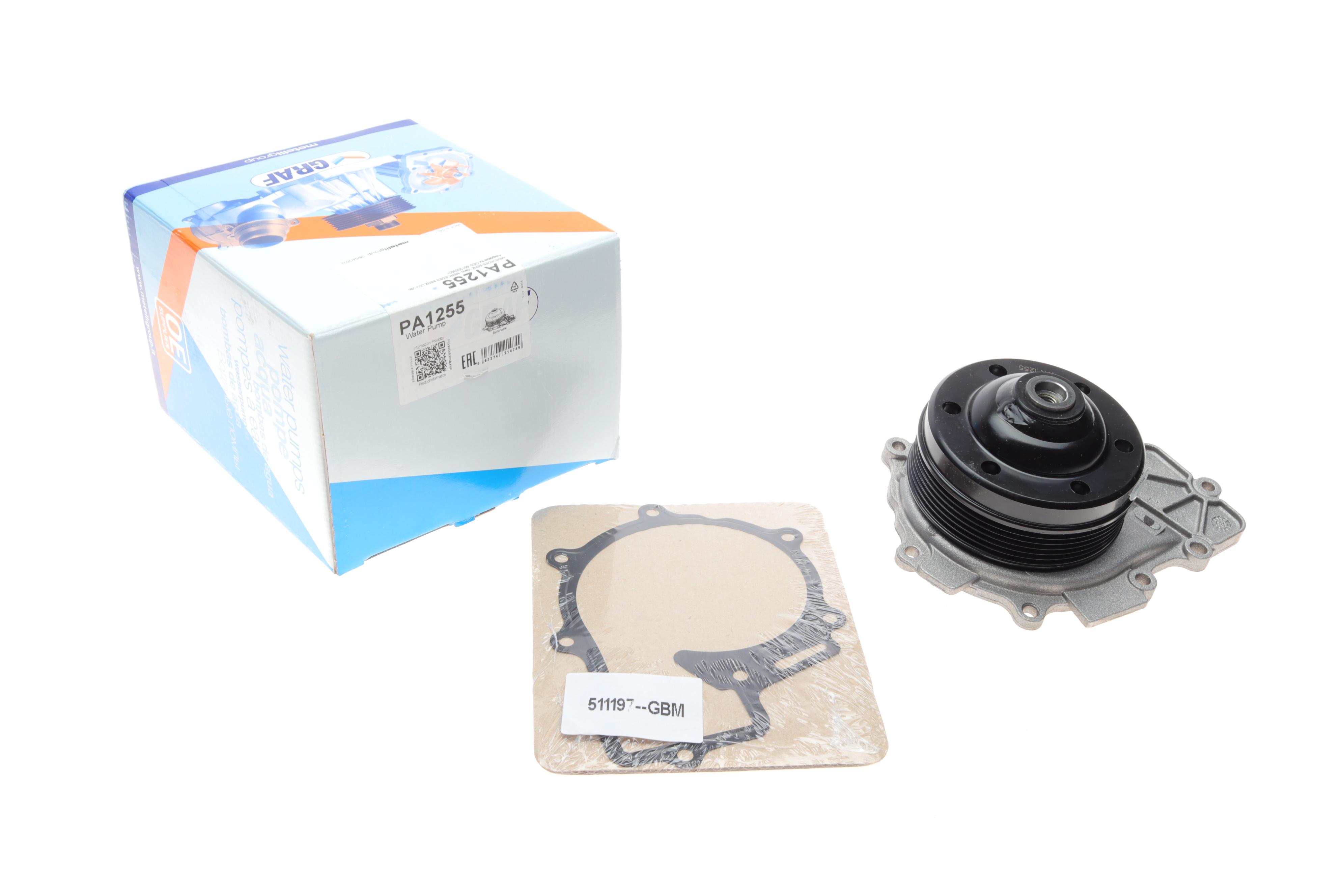 Помпа води MB Vito/Viano (W639) 2.0/2.2CDI 10- (перемикається) (R/B) (9 лоп)