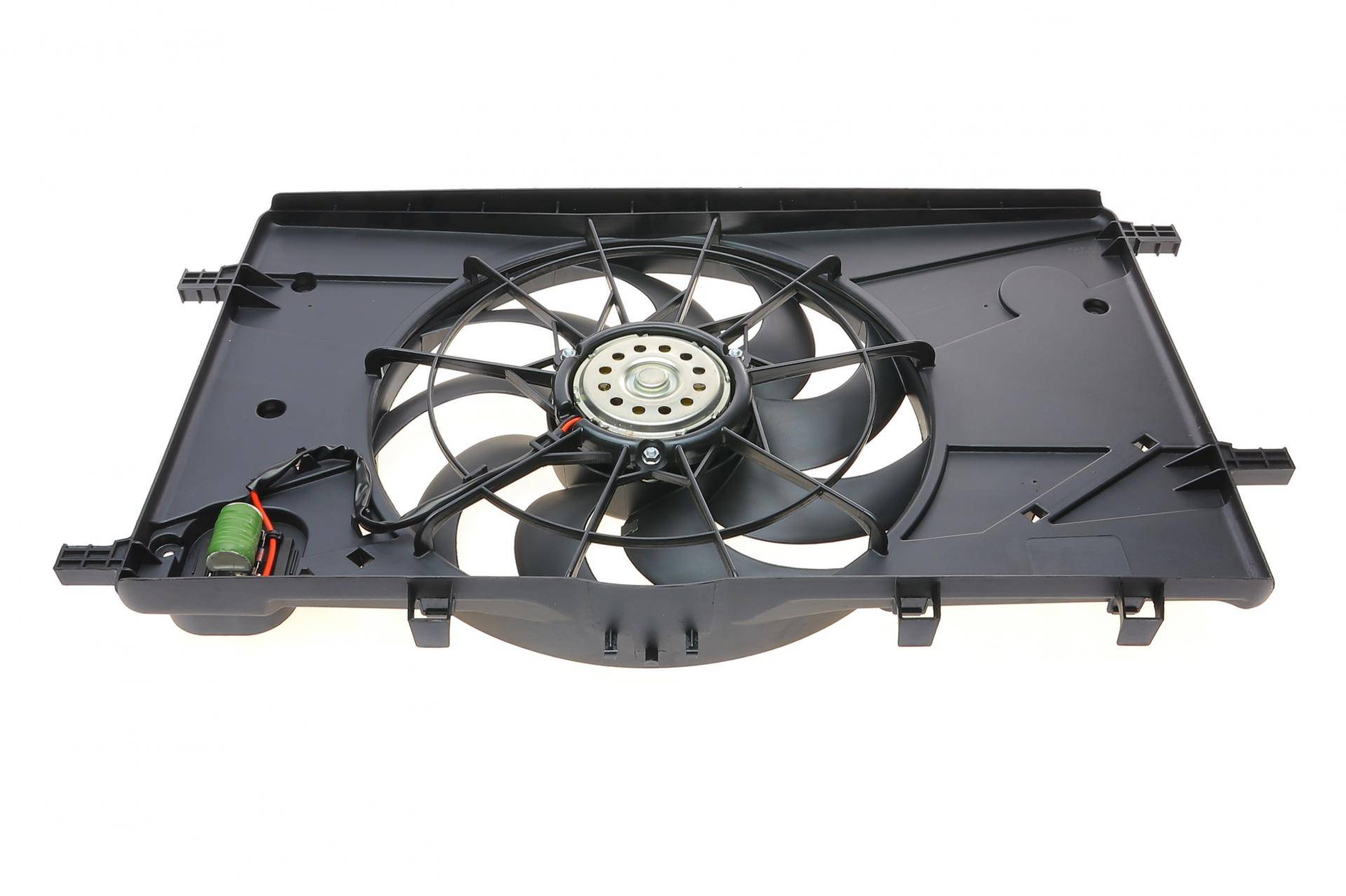 Вентилятор радіатора Opel Astra J/Zafira C 1.6-2.0D 11- (з дифузором)