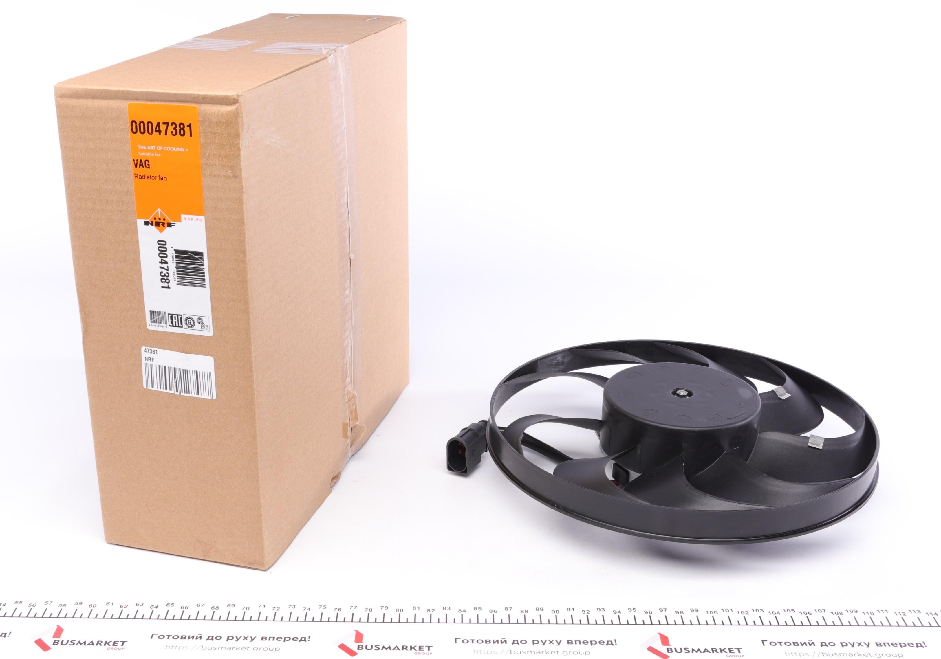 Вентилятор радіатора (електричний) VW Caddy III 1.9/2.0 TDI 04- (d=295)