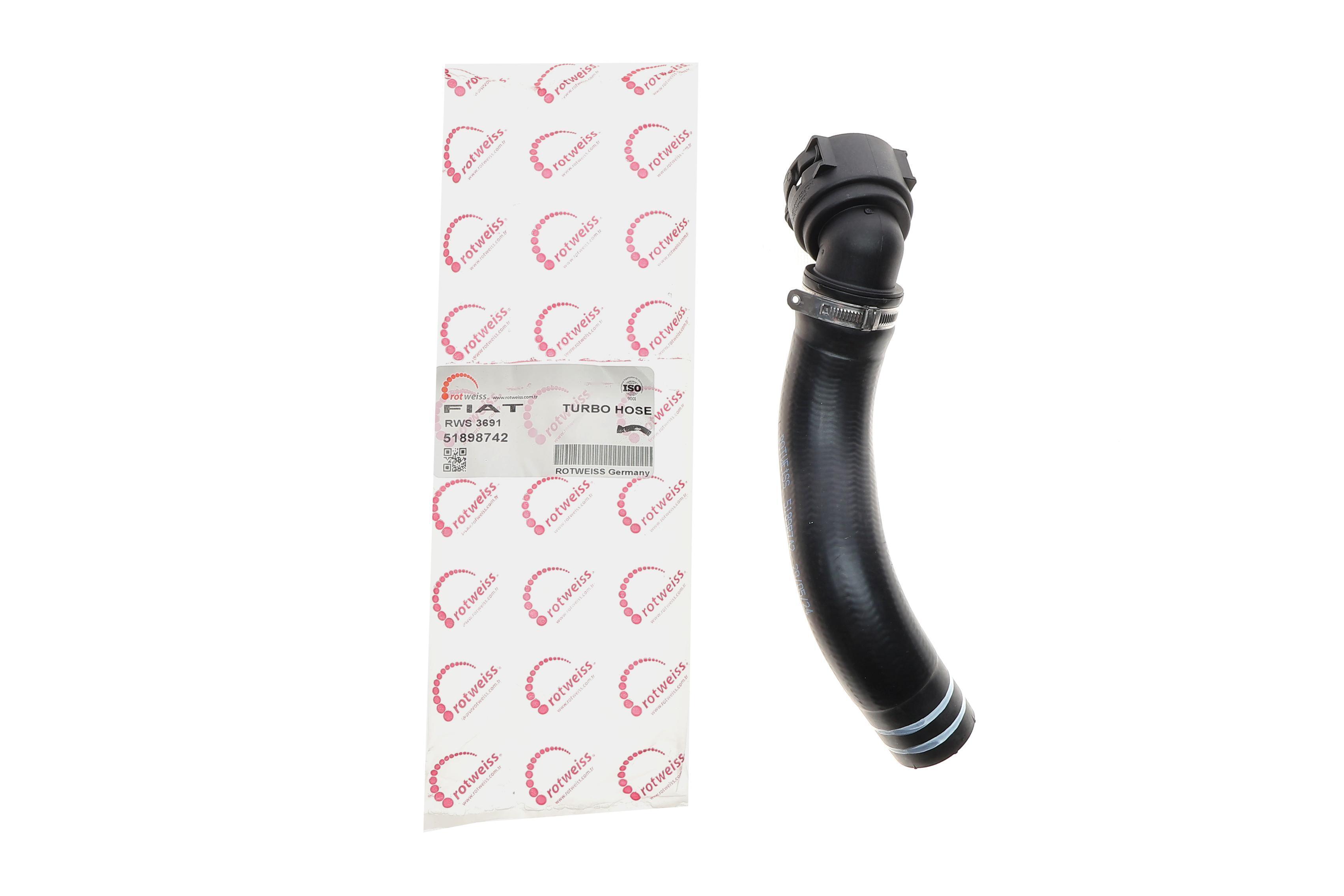 Патрубок радіатора (верхній) Fiat Doblo 1.6/2.0 D Multijet 10-