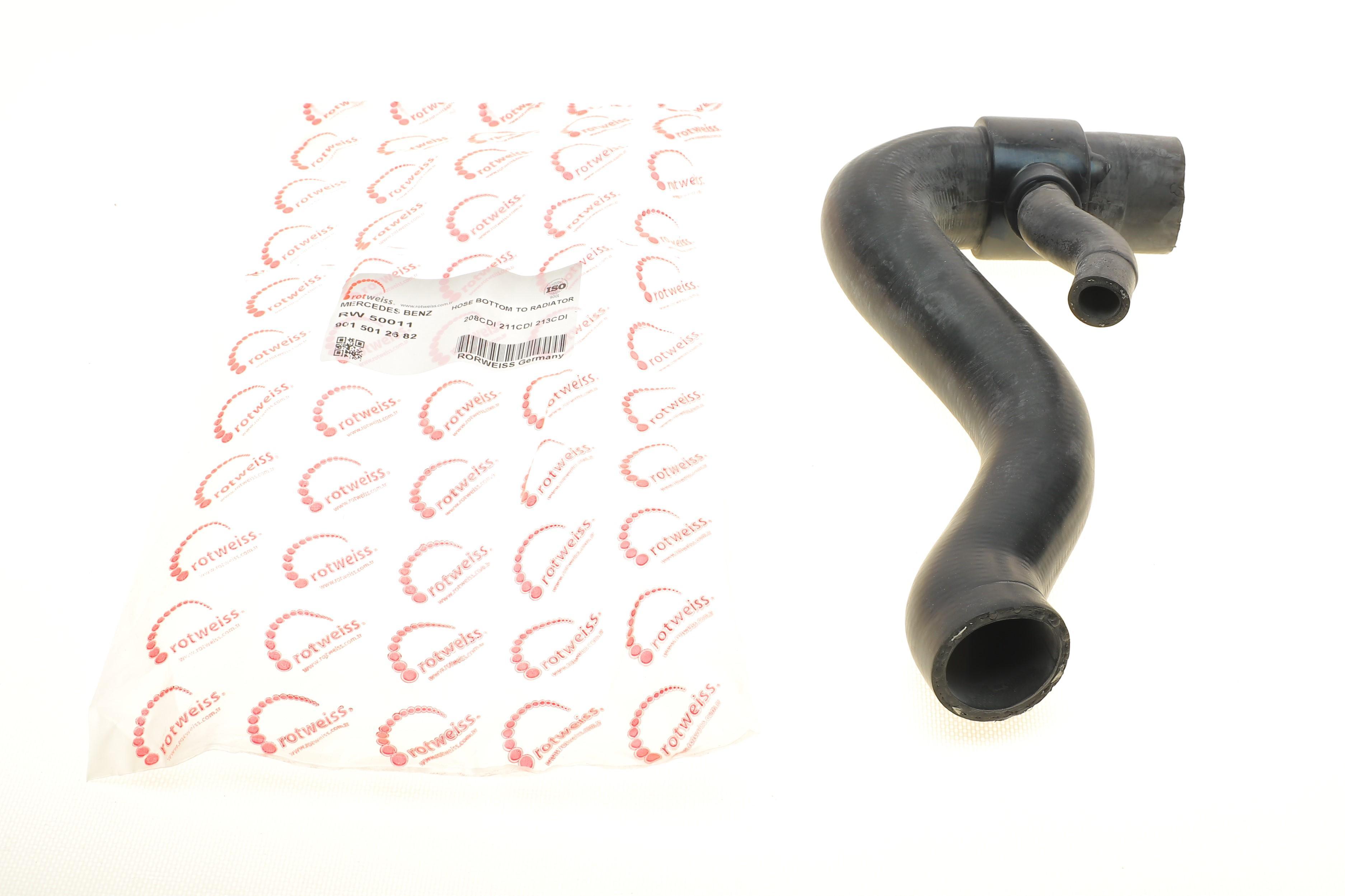 Патрубок радіатора (нижній) MB Sprinter CDI -06 (OM611/612)