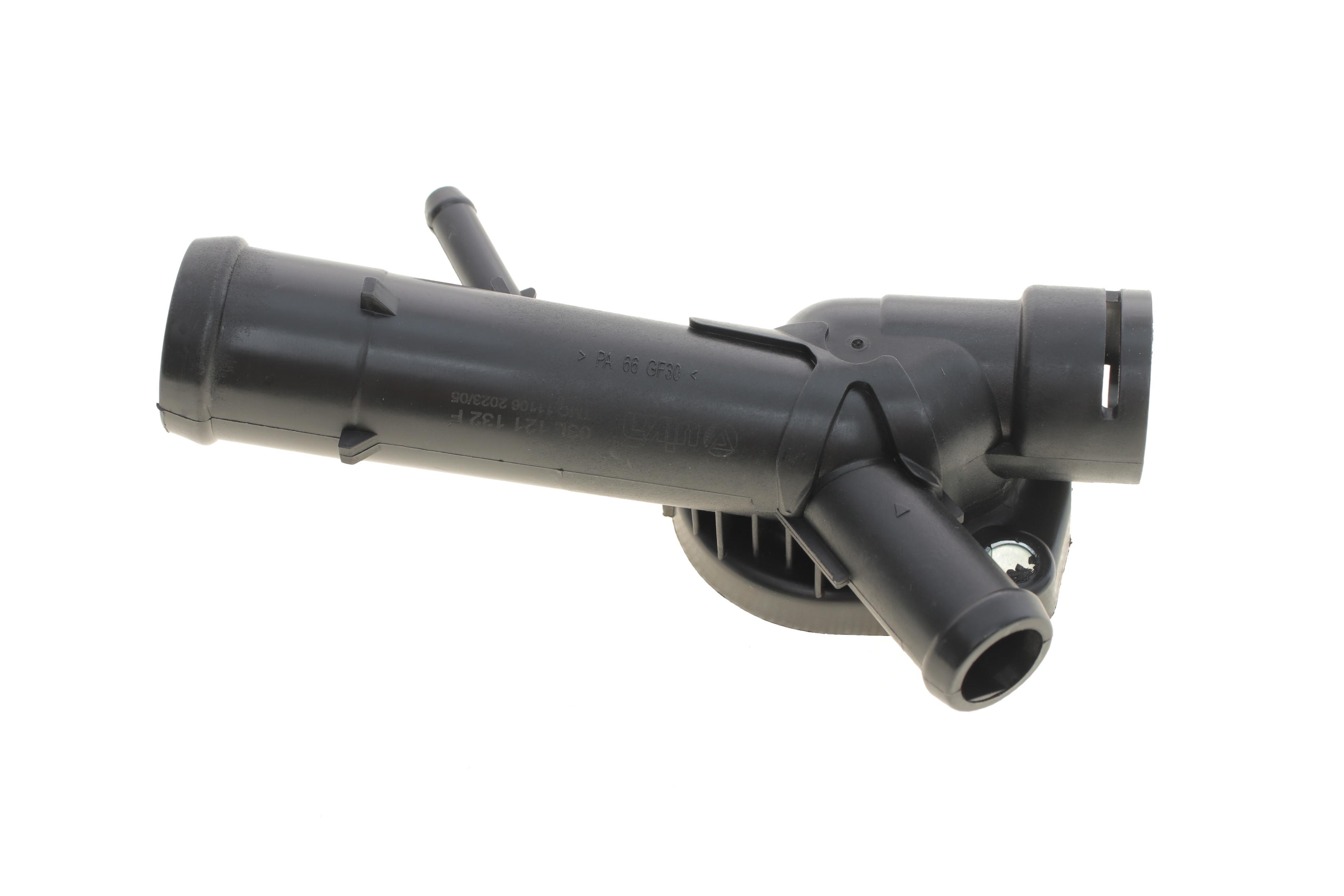 Фланець системи охолодження Skoda Roomster/VW Golf VI 1.2TDI/1.6TDI 09- (з датчиком)