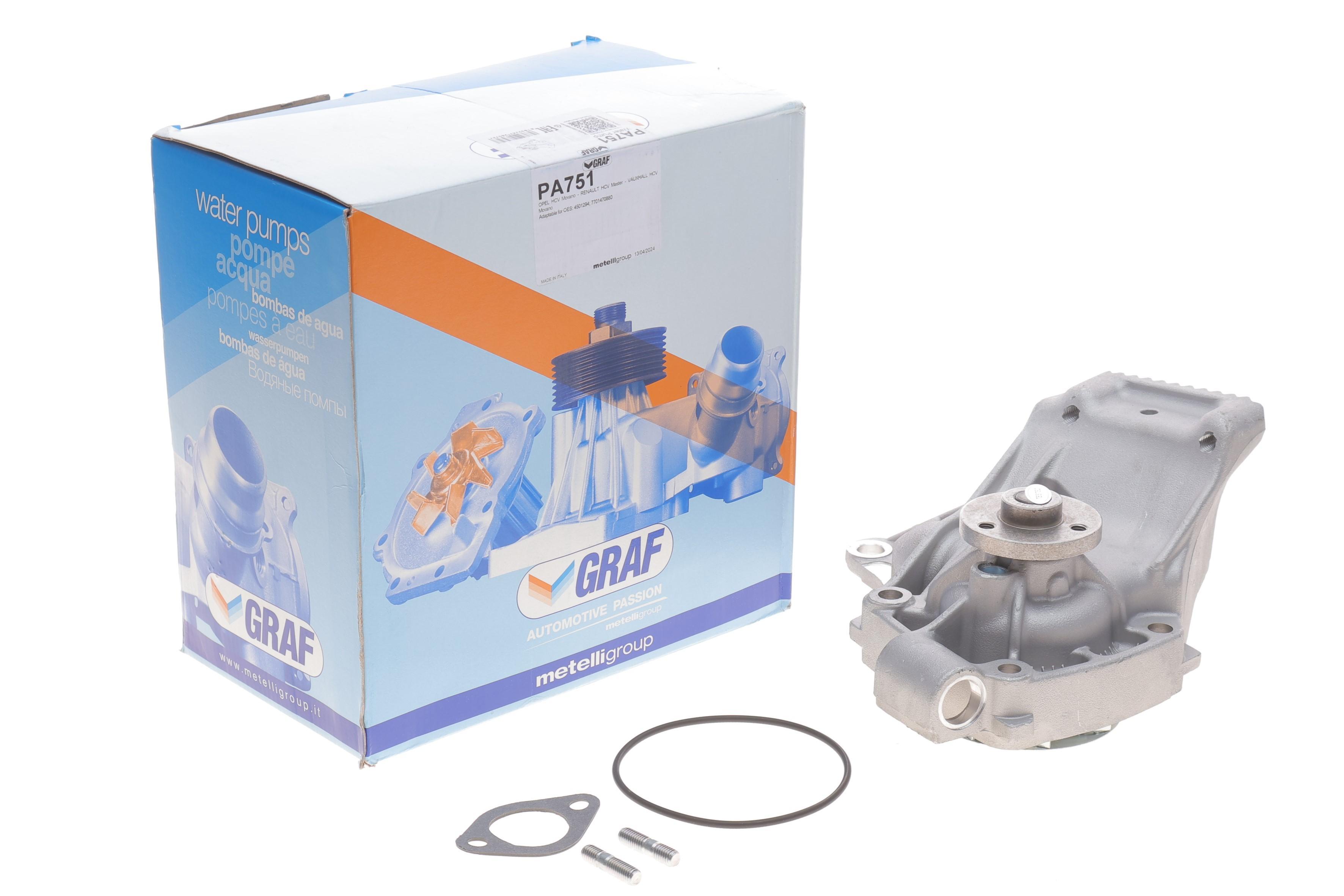 Помпа води Renault Master/Opel Movano 2.8dTi 98-01 (R/B) (8 лоп)