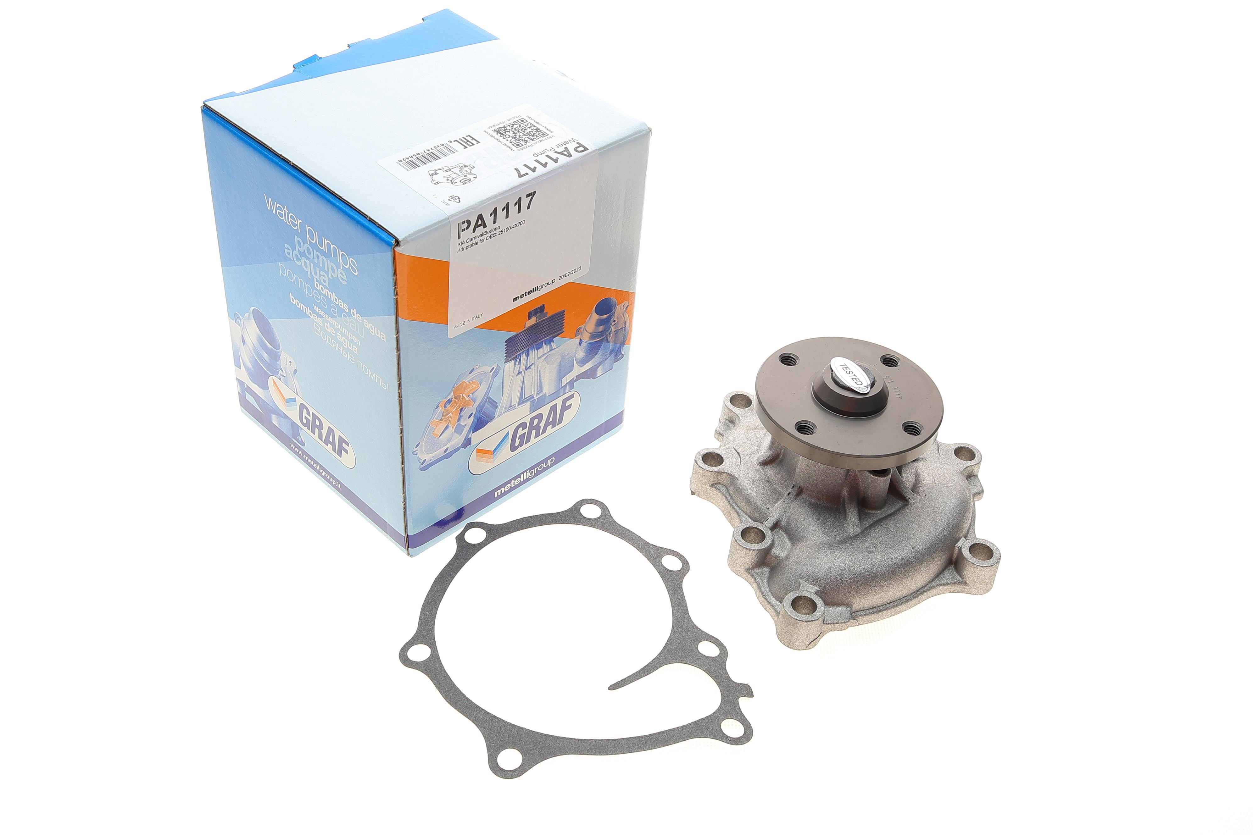 Помпа води Kia Carnival 2.9TD/CRDi 03-06 (R/B) (7 лоп)