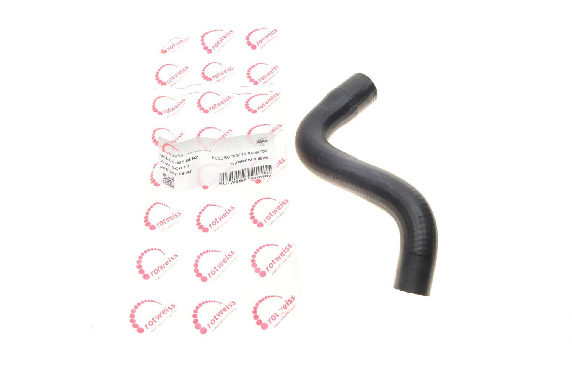 Патрубок радіатора (середній) MB Sprinter 2.2 CDI 06- (розширительн. бачок) (OM646/OM651)