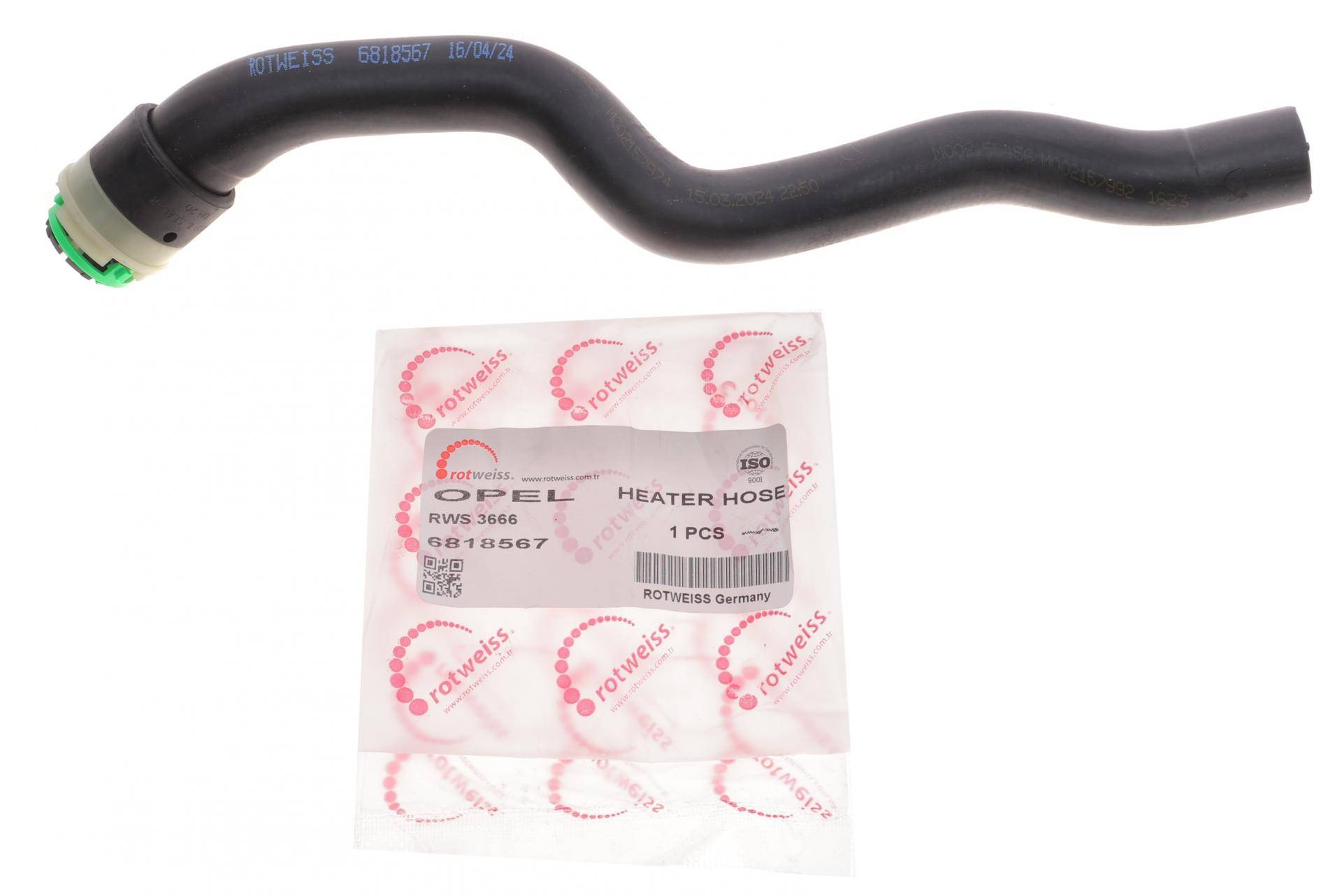 Патрубок системи охолодження Opel Astra H 1.6 04-10