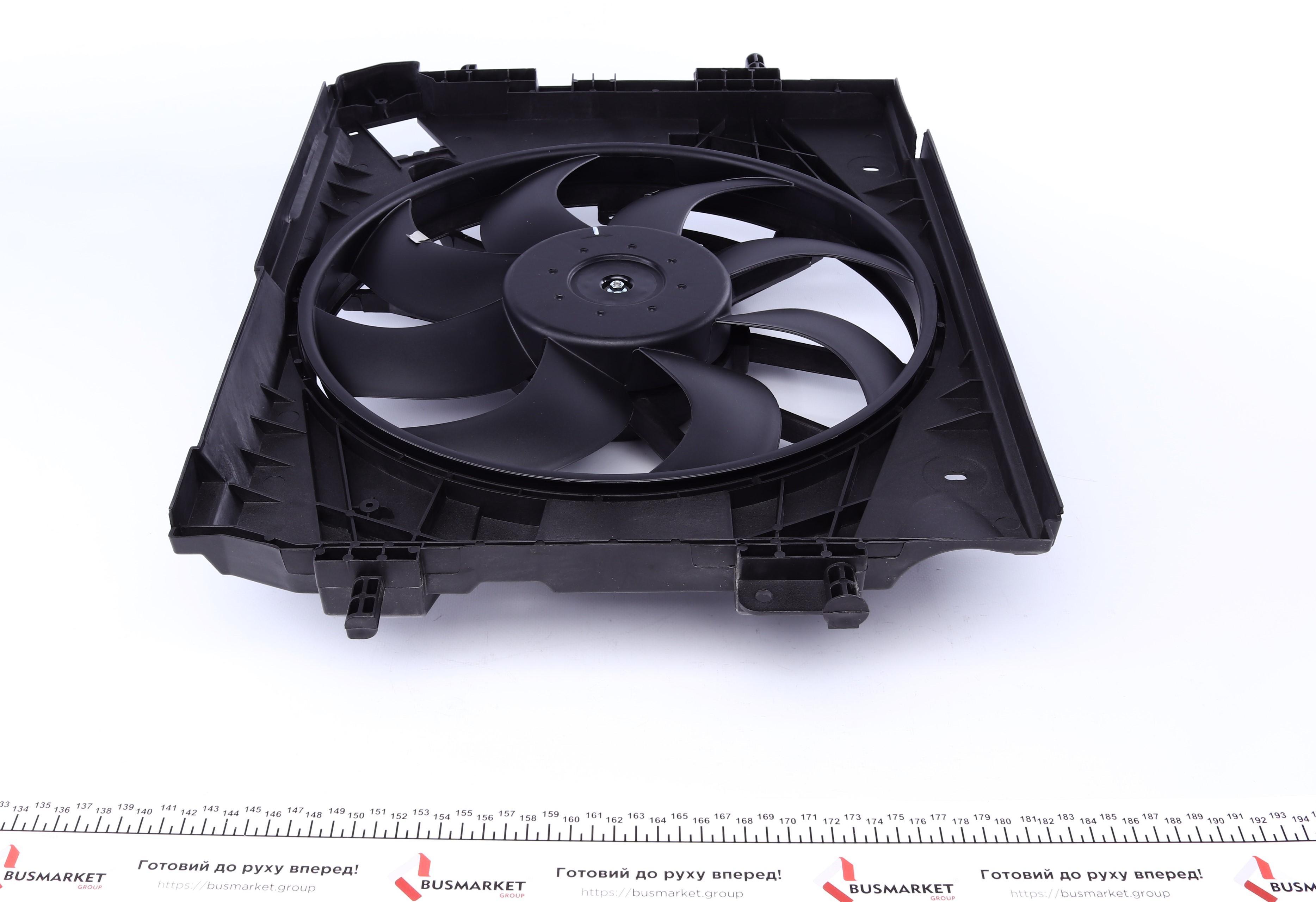 Вентилятор охолодження двигуна Dacia Dokker/Logan/Sandero 08-