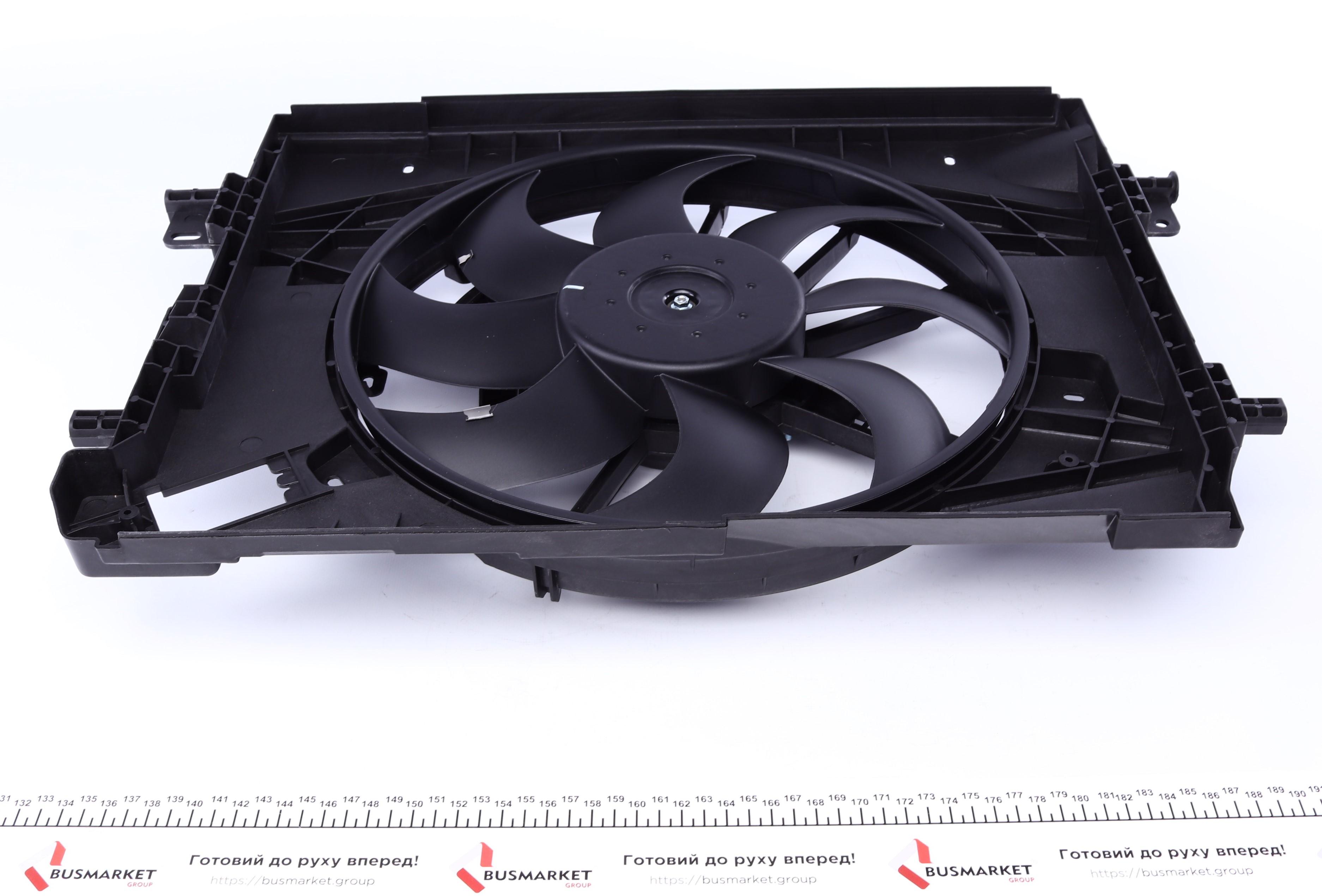 Вентилятор охолодження двигуна Dacia Dokker/Logan/Sandero 08-