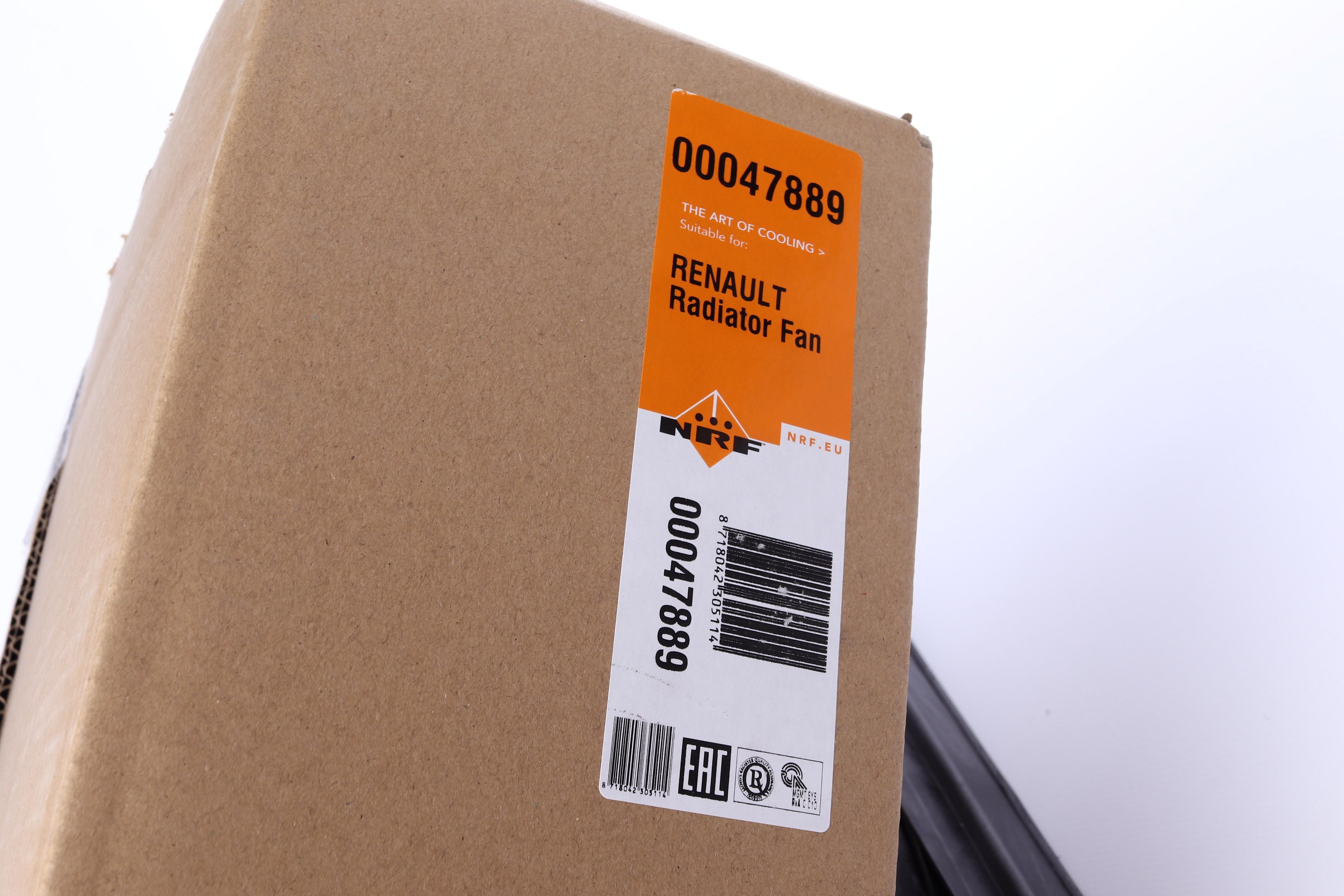 Вентилятор охолодження двигуна Dacia Dokker/Logan/Sandero 08-