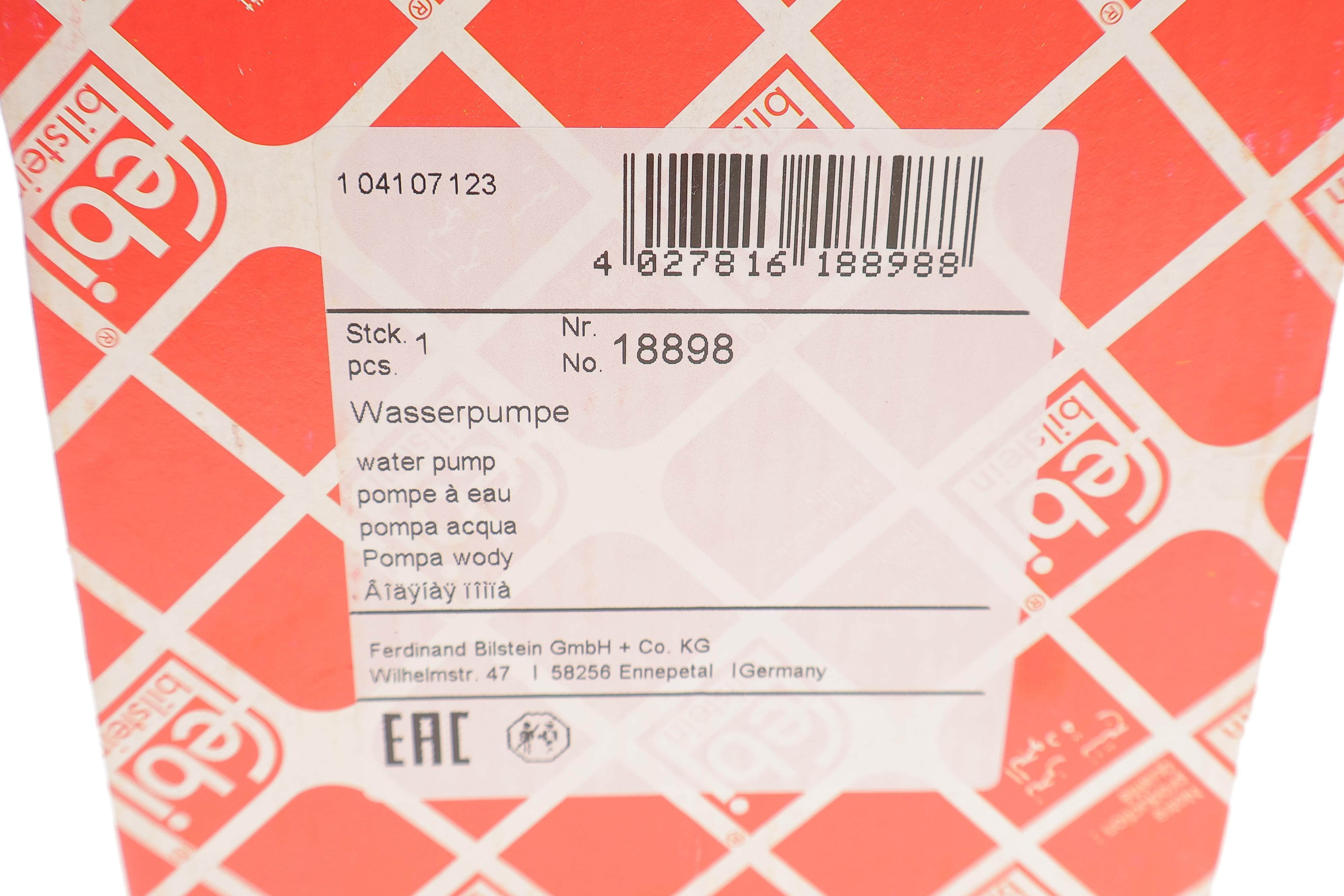 Помпа води Audi A4-A8/VW Passat/Skoda SuperB 2.5TDI/quattro 97-05