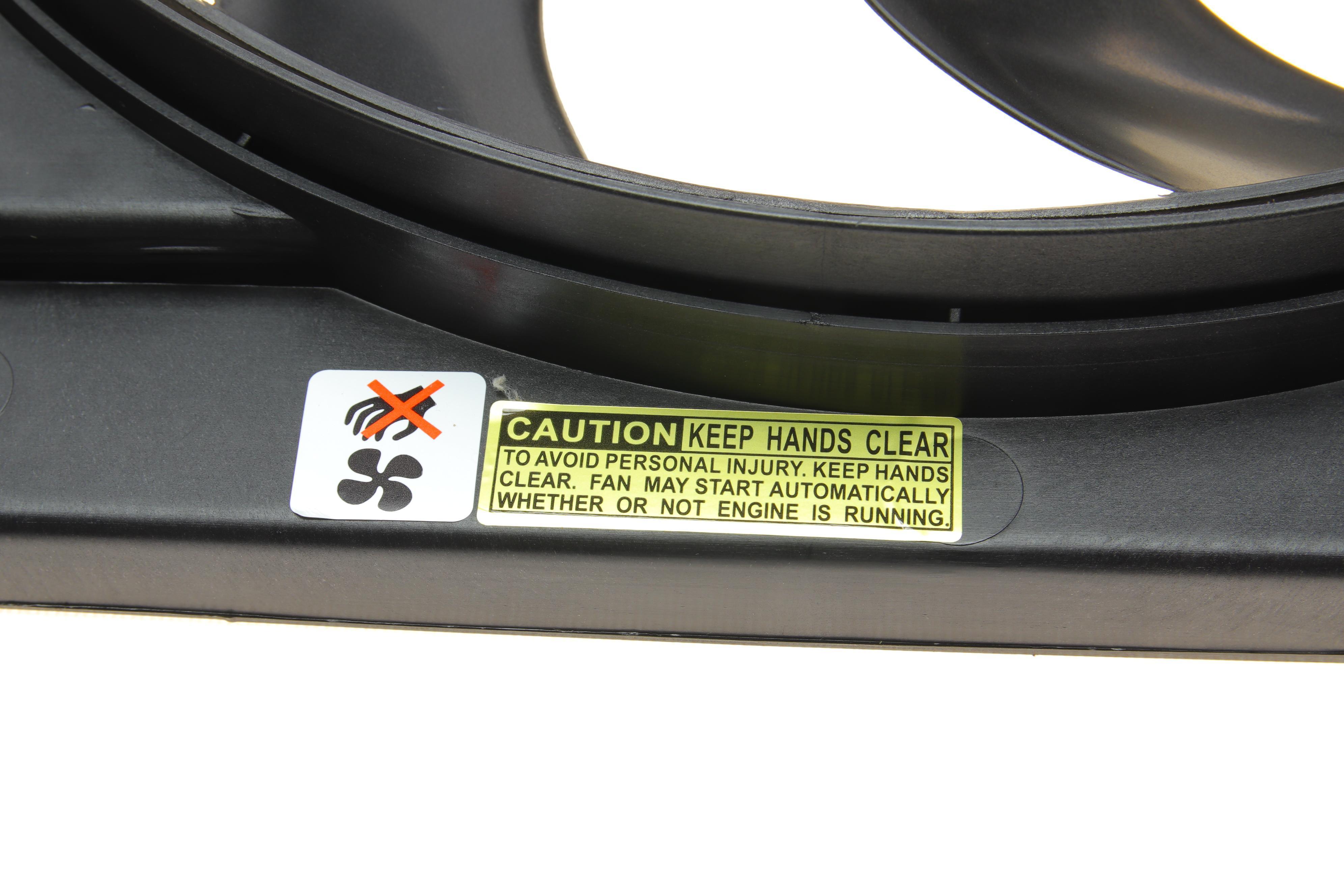 Вентилятор радіатора Ford Mondeo III 2.0-3.0 00-07 (з дифузором)