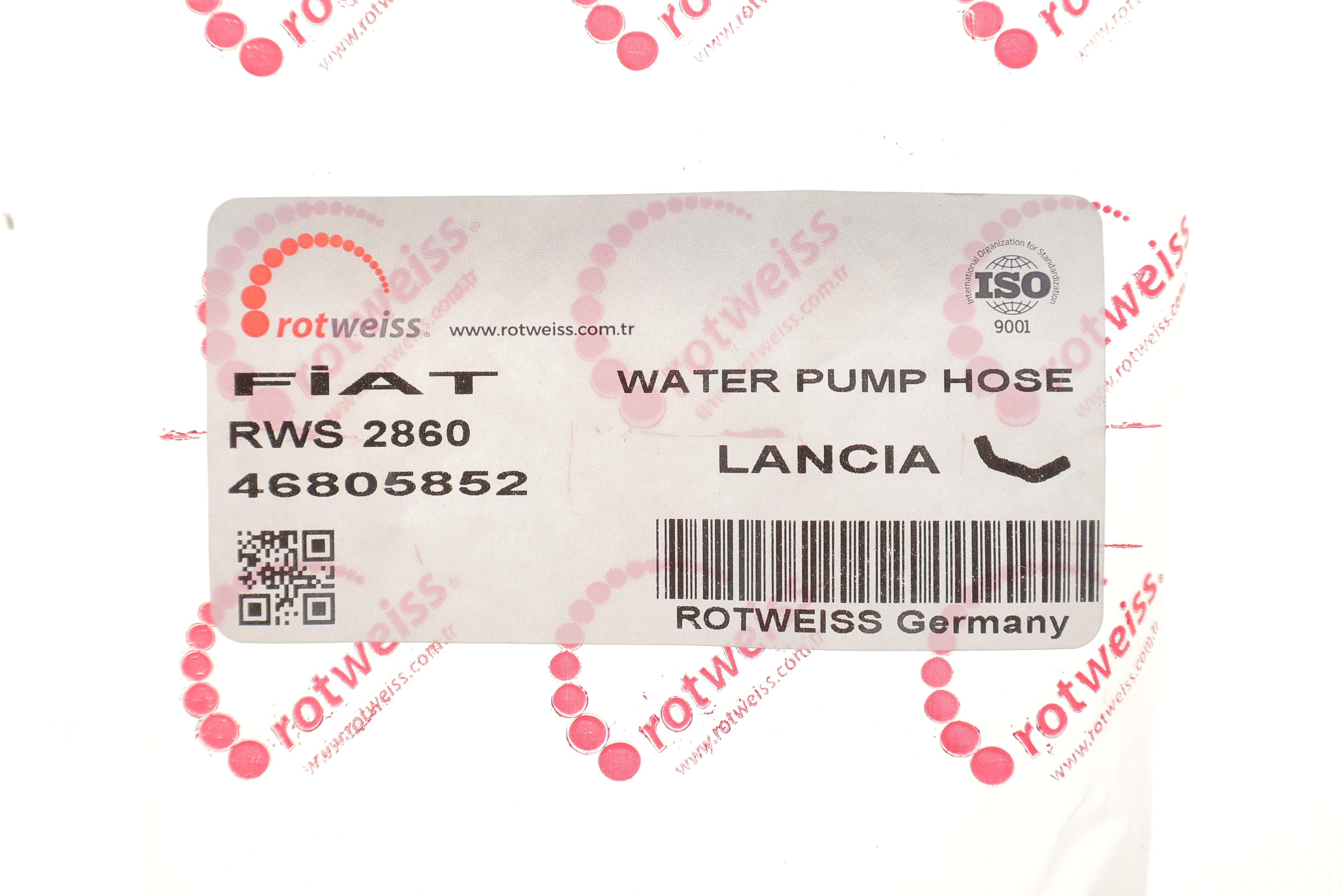 Патрубок радіатора Fiat Doblo 1.9D/JTD 01-