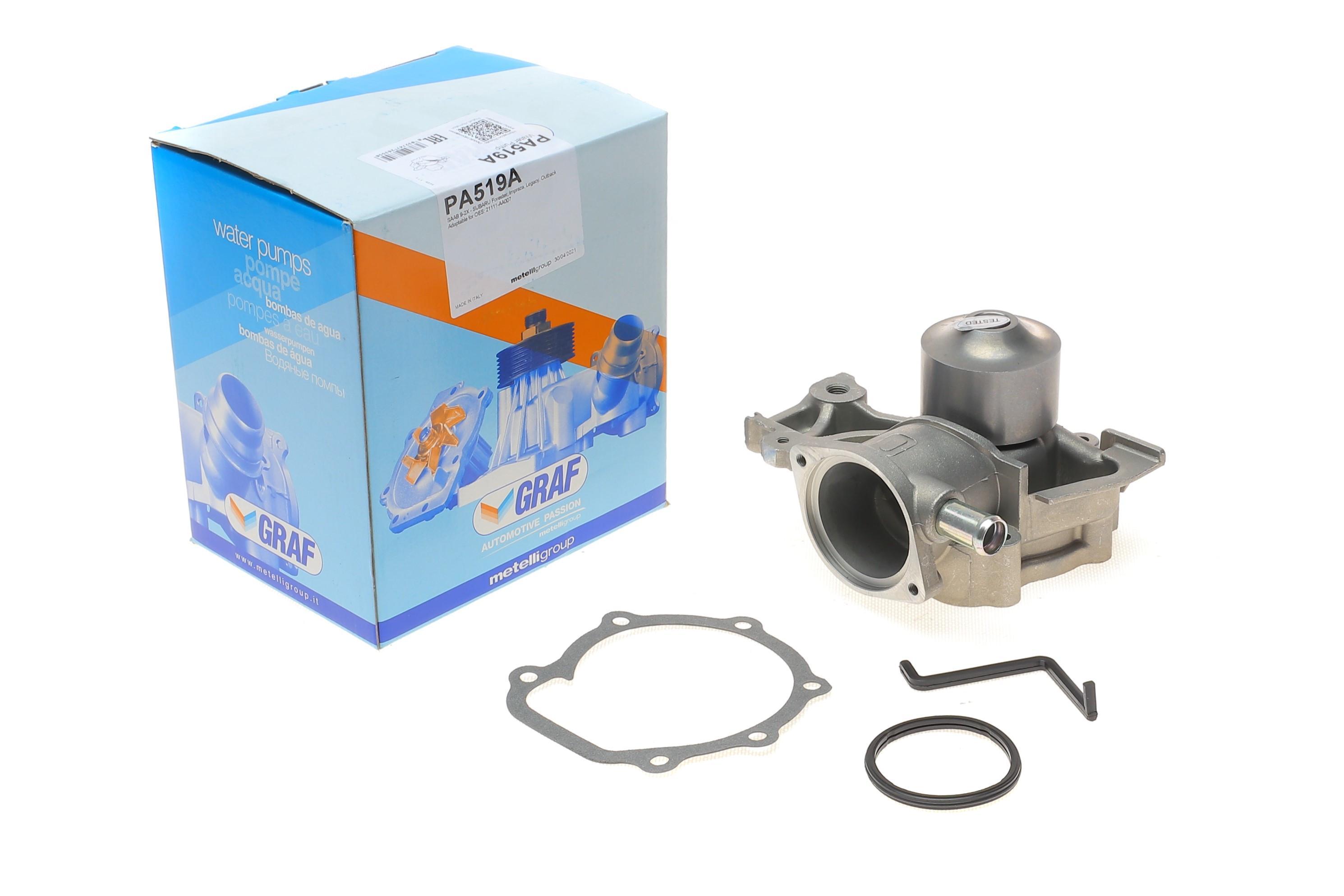 Помпа води Subaru Forester/Impreza/Legacy/Outback 1.6-2.5AWD/1.6-2.0/2.2i 4WD 89-09 (B/B) (8 лоп)