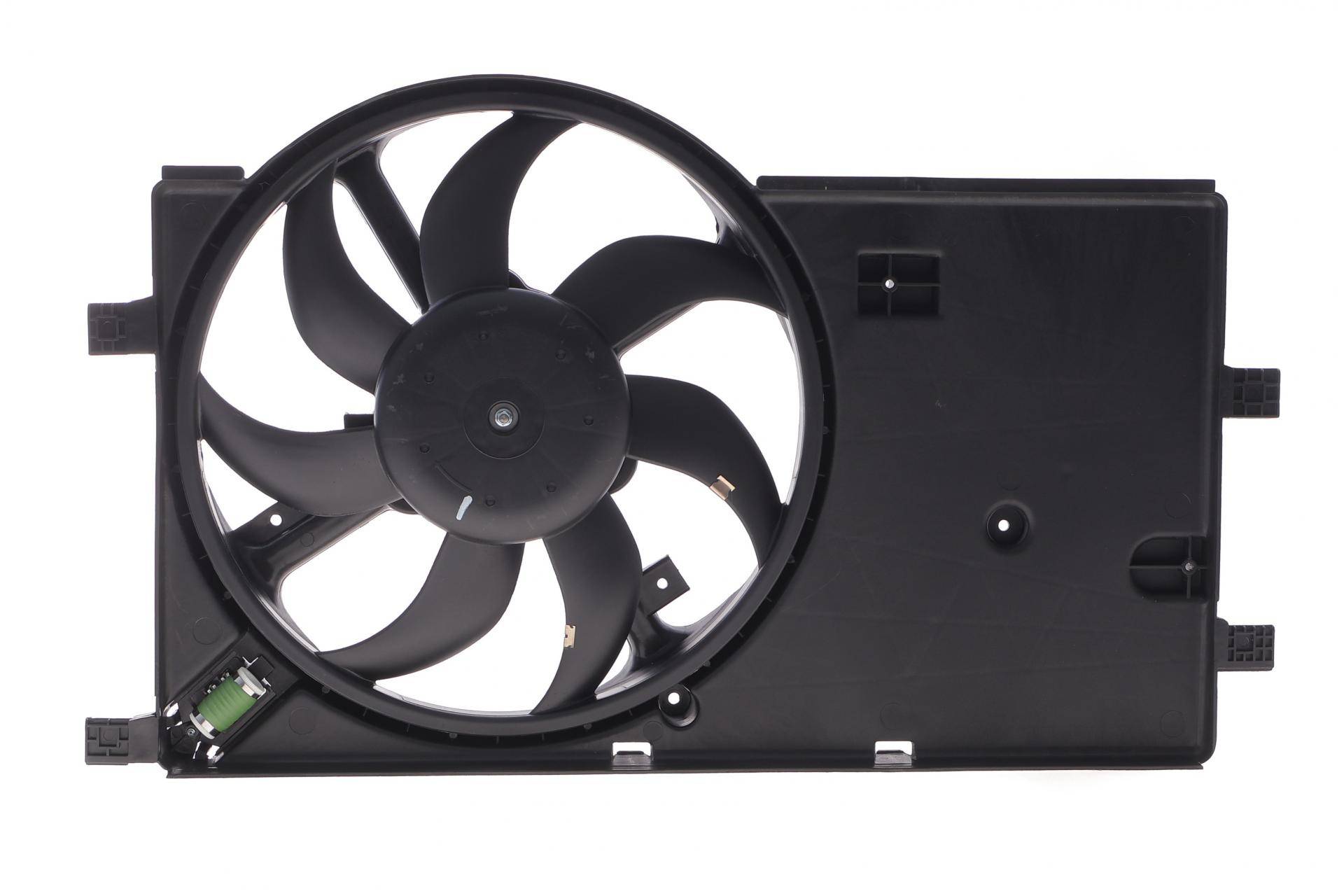 Вентилятор радіатора Citroen Nemo/Peugeot Bipper1.3/1.4D 07- (з дифузором)