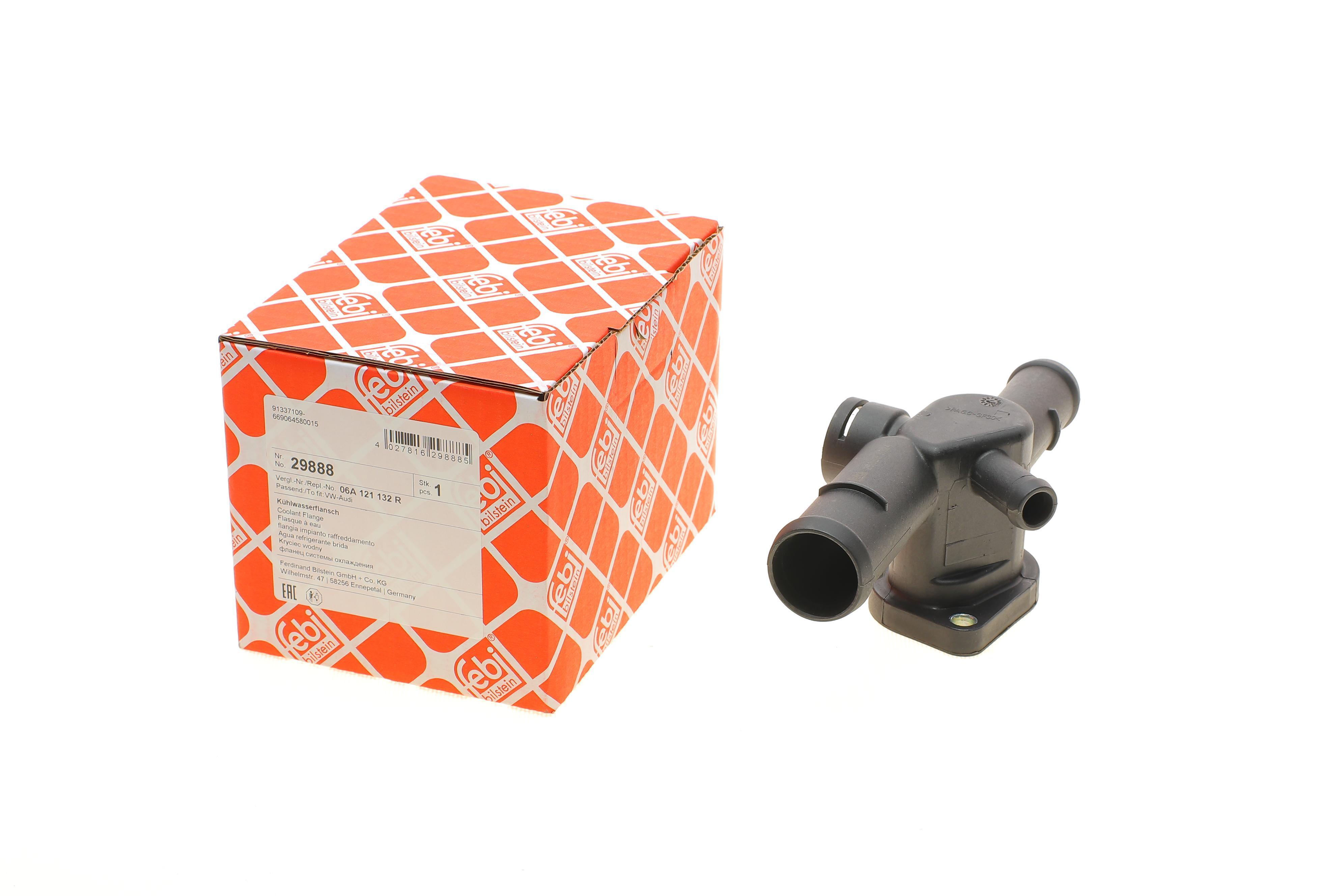 Фланець системи охолодження VW Golf 1.6 03-14/Audi A3 1.6 03-12