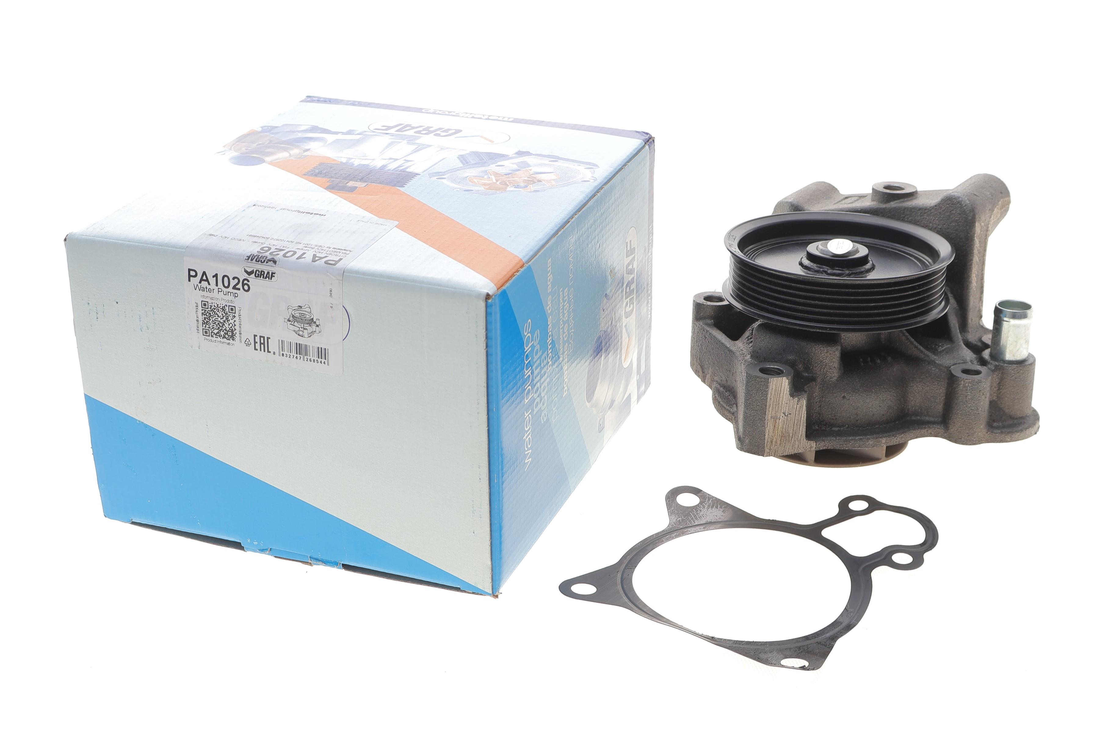 Помпа води Citroen Jumper/Peugeot Boxer 3.0HDi/Fiat Ducato 2.3D/3.0D/Iveco 06- (R/B) (7 лоп) (6 кан)