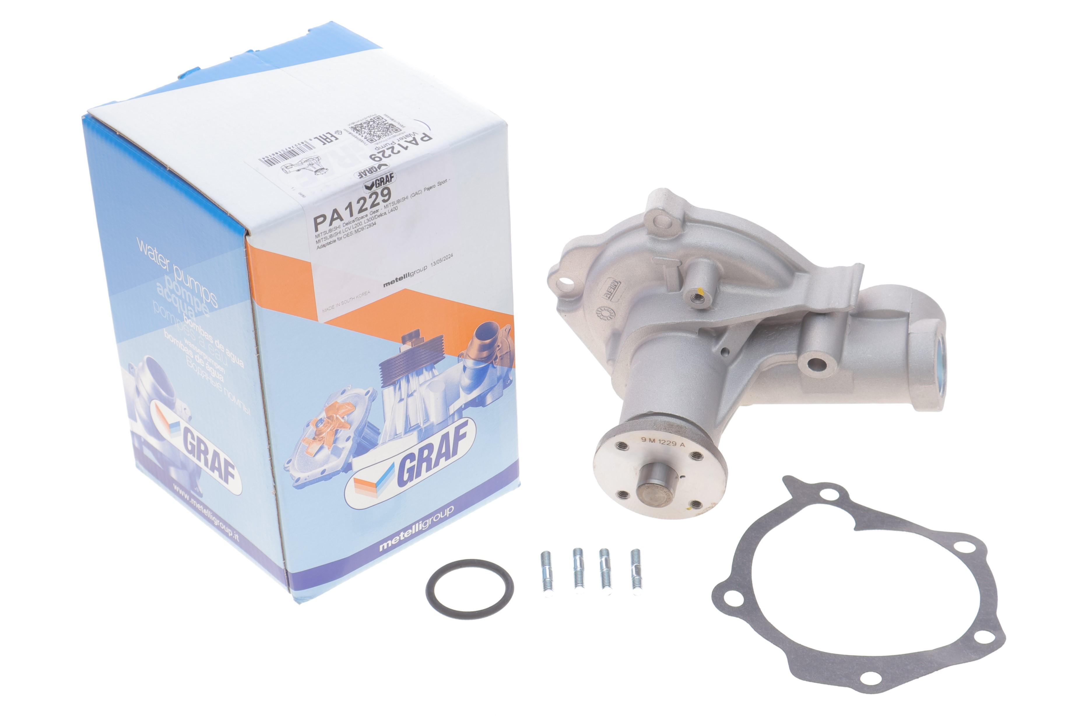 (знято з в-ва) Помпа води Mitsubishi L200/L300/L400 2.0/2.4 96-07 (R/B) (8 лоп.)