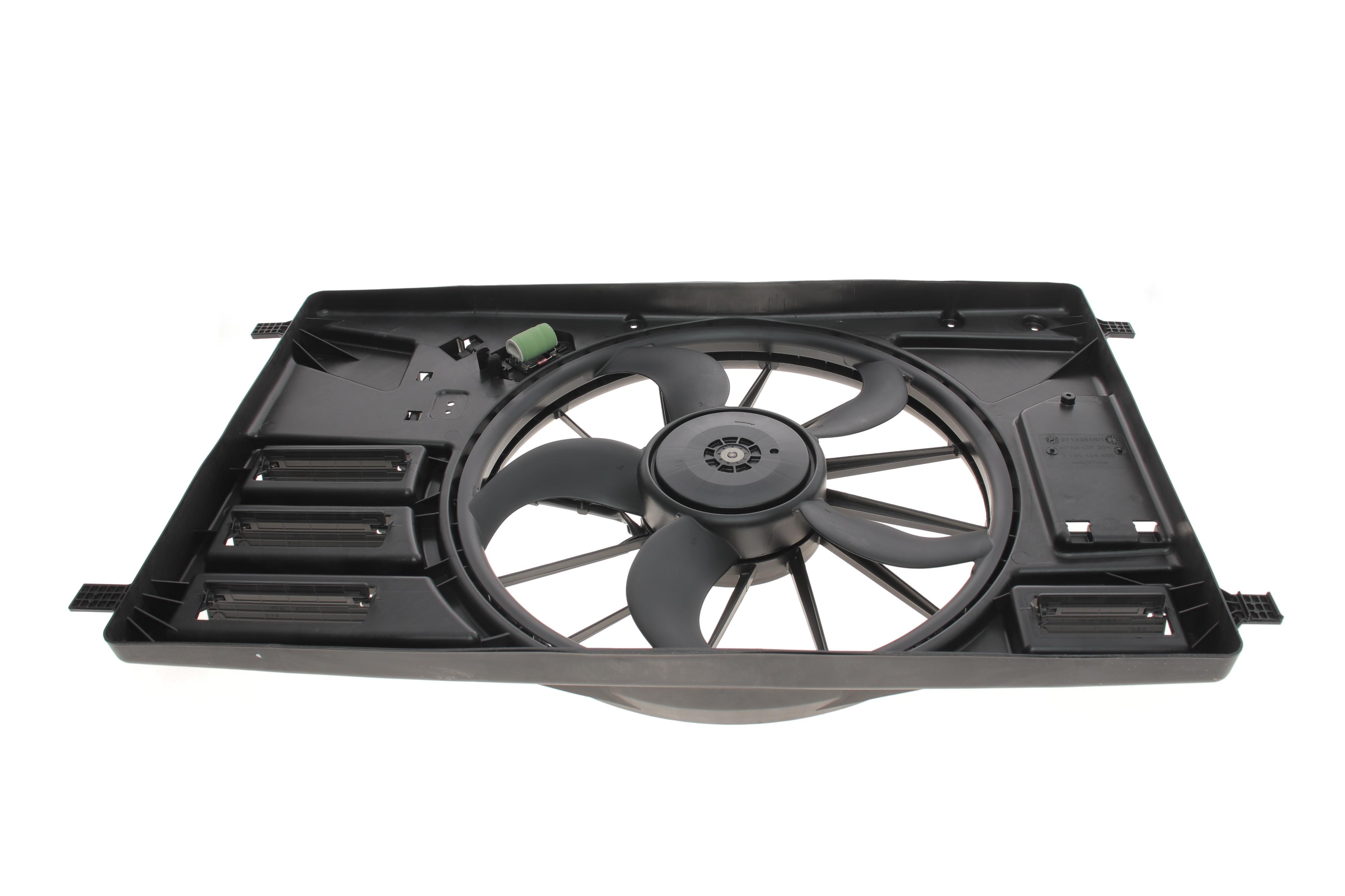 Вентилятор радіатора Ford Transit V363/V363 2.0 EcoBlue/2.2 TDCi 13- (з дифузором)