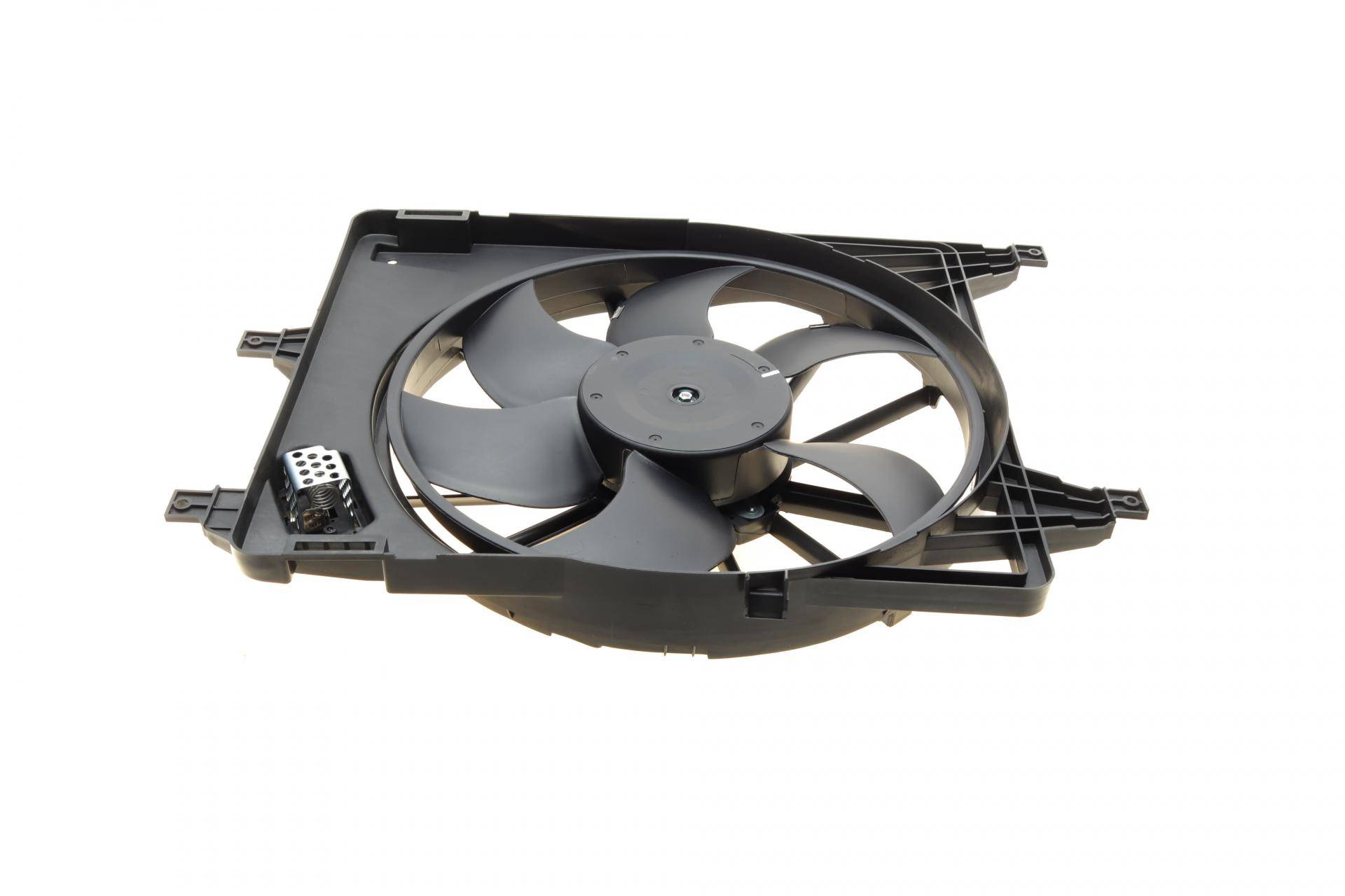 Вентилятор радіатора Renault Logan/Sandero 1.4/1.6 07- (з дифузором)