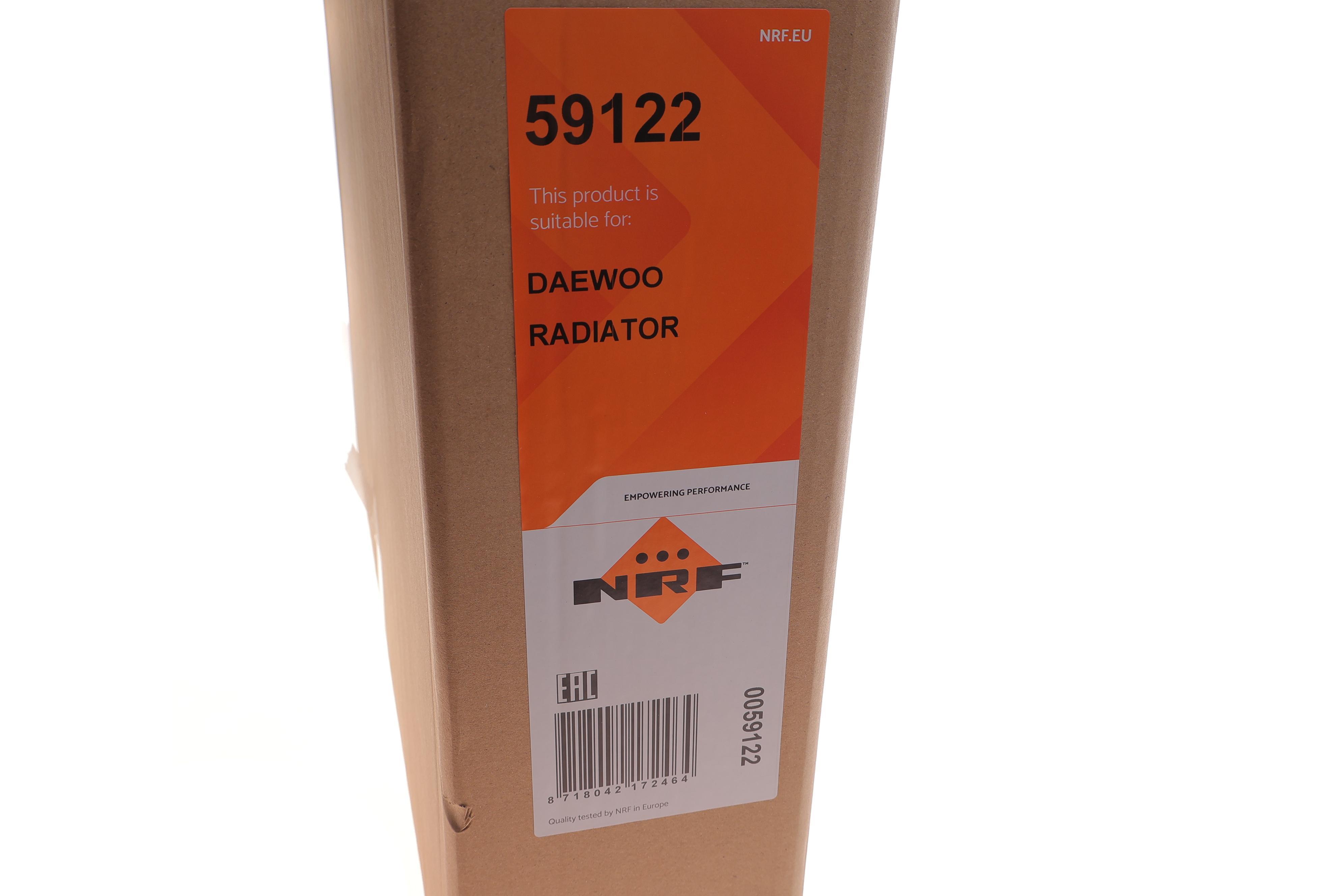 Радіатор охолодження Daewoo Lanos 1.4-1.6 97- (382x500x16)