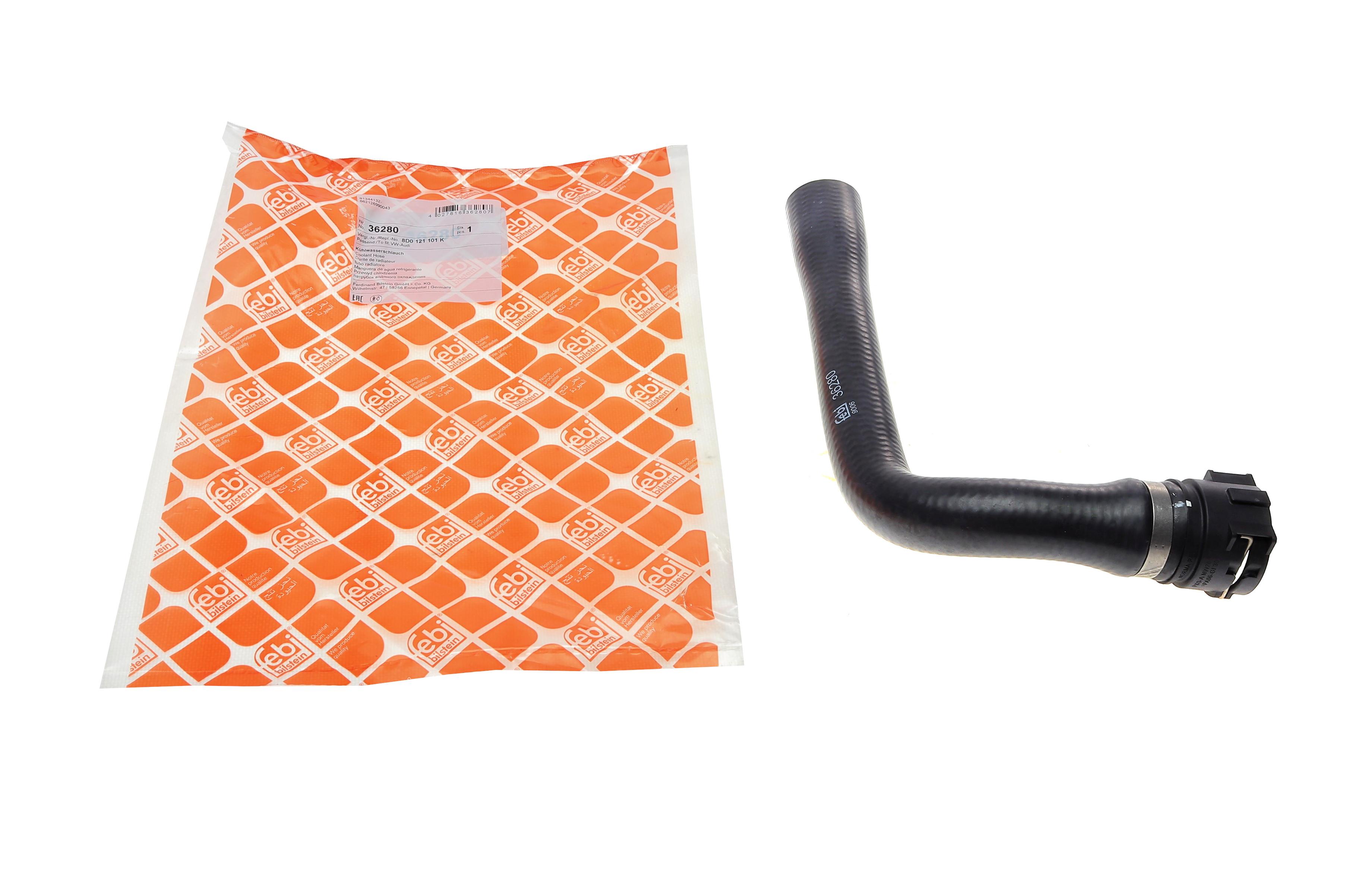 Патрубок радіатора (верхній) Audi A4/A6/VW Passat 1.6-2.8 TDI 94-08