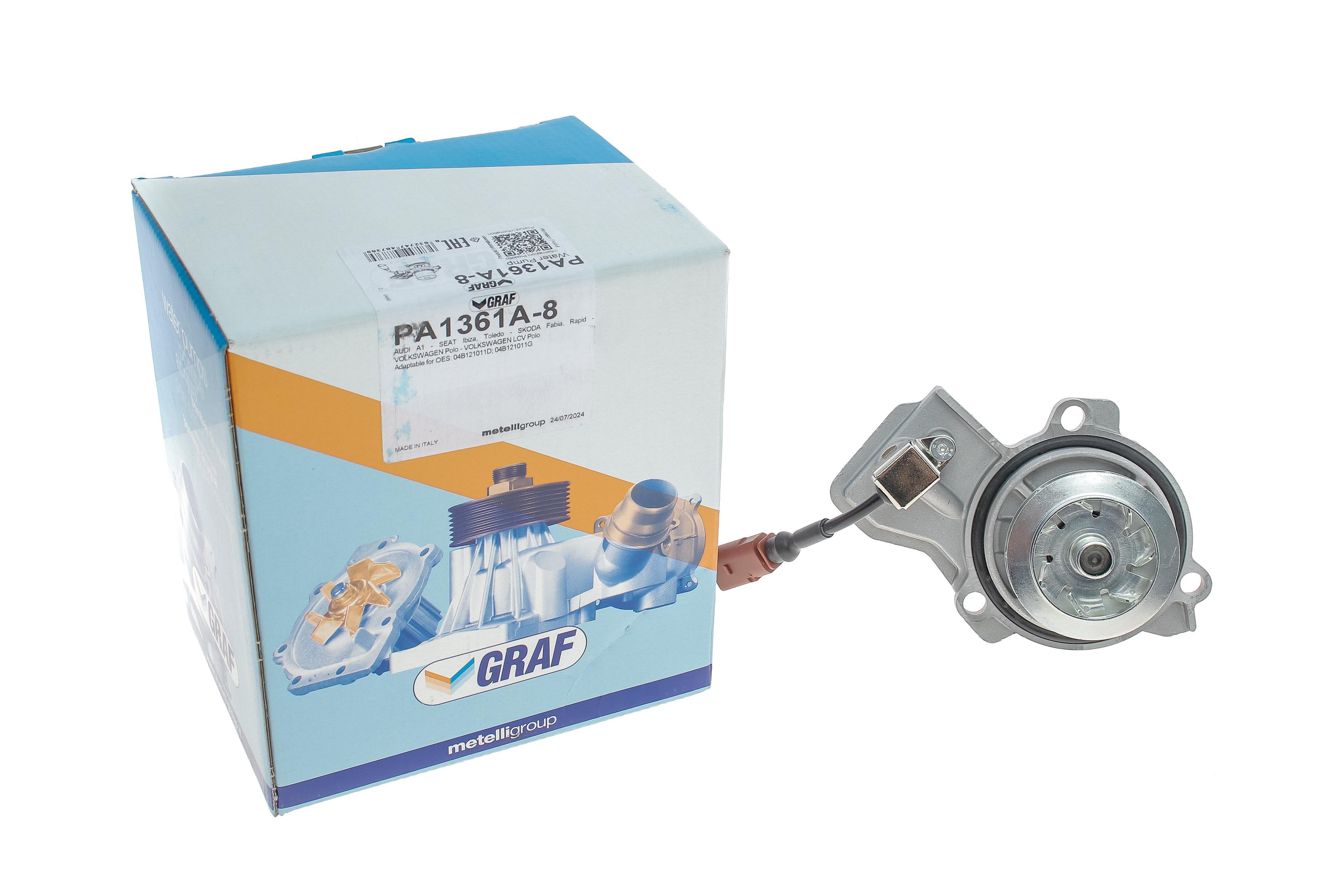 Помпа води Audi A1/Seat Ibiza/Skoda Fabia/Rapid/VW Polo 1.4TDI 14- (R/B 4PT) (7 лоп) (Not Switch)