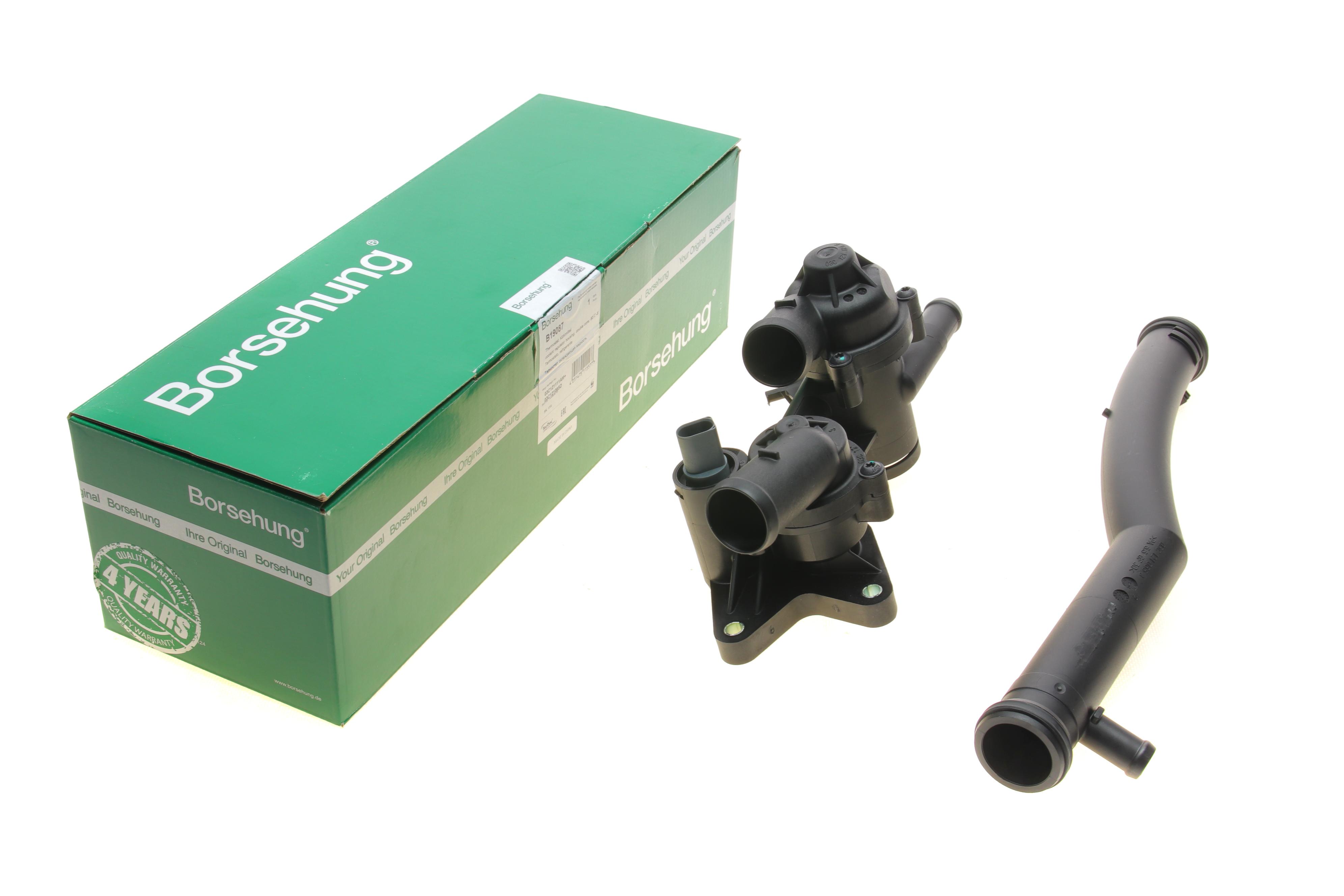 Термостат VW Polo/Skoda Fabia 1.4/1.6 09-16 (83°C/87°C) (з трубкою)