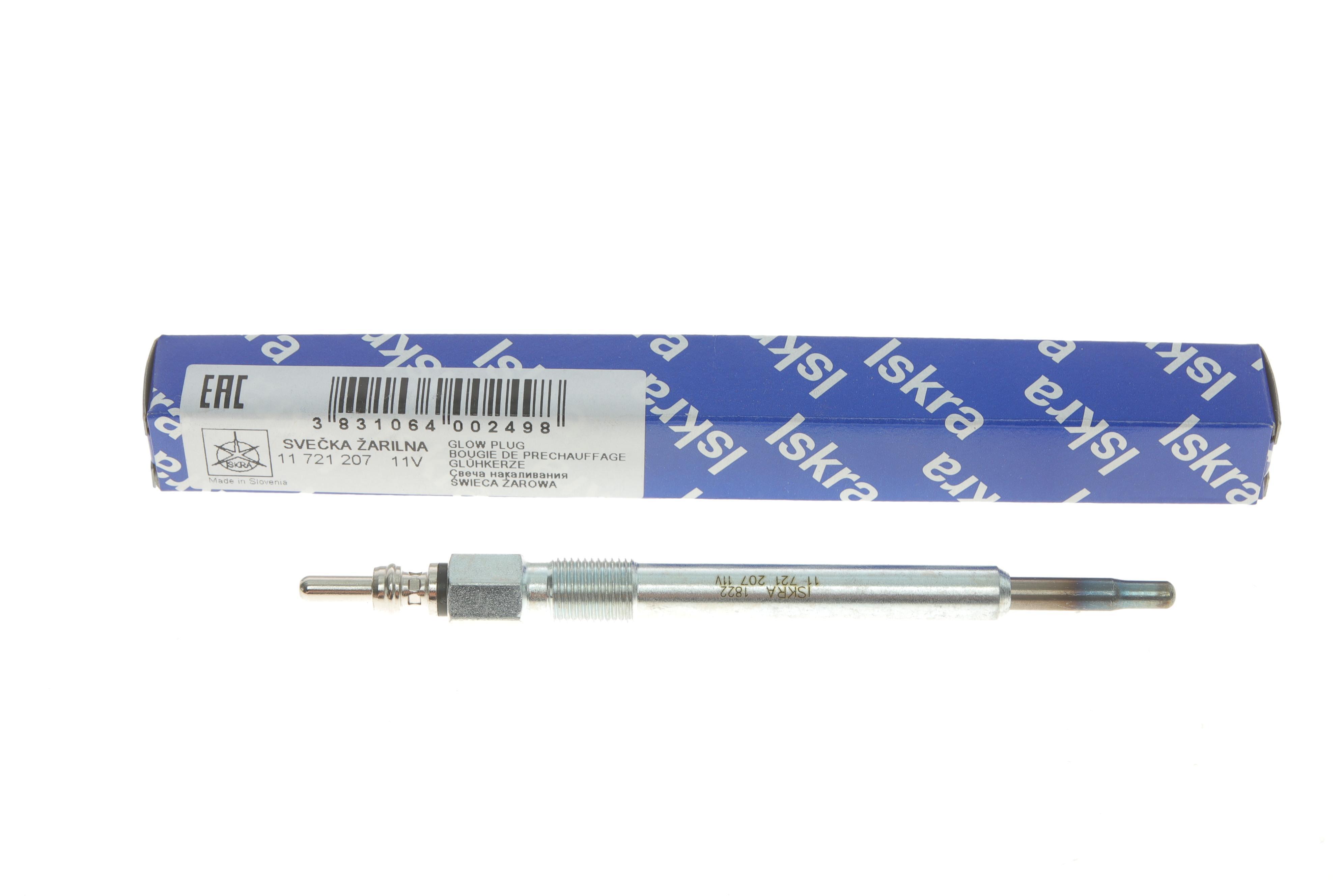 Свічка розжарювання Chrysler Voyager IV/Jeep Cherokee 2.5CRD/2.8CRD 00-08 (11V) M10x1.0