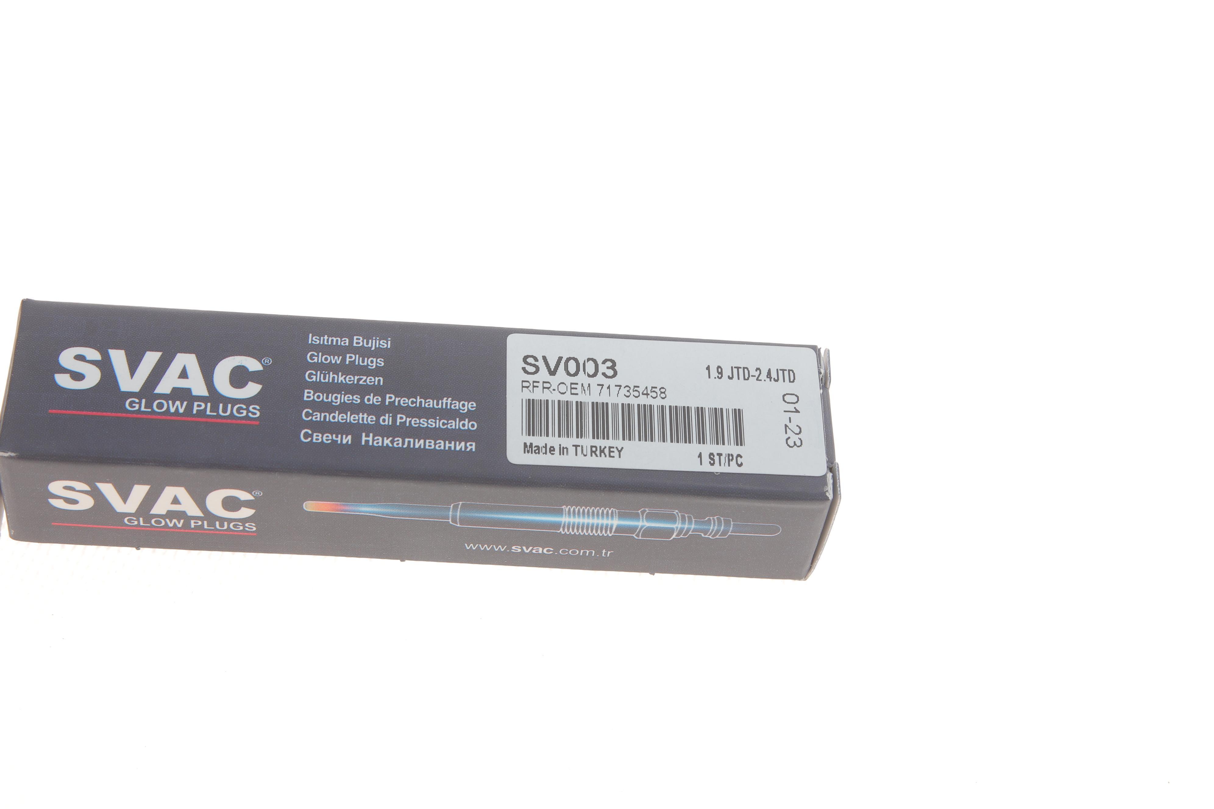 Свічка розжарювання Fiat Doblo 1.9JTD 01-