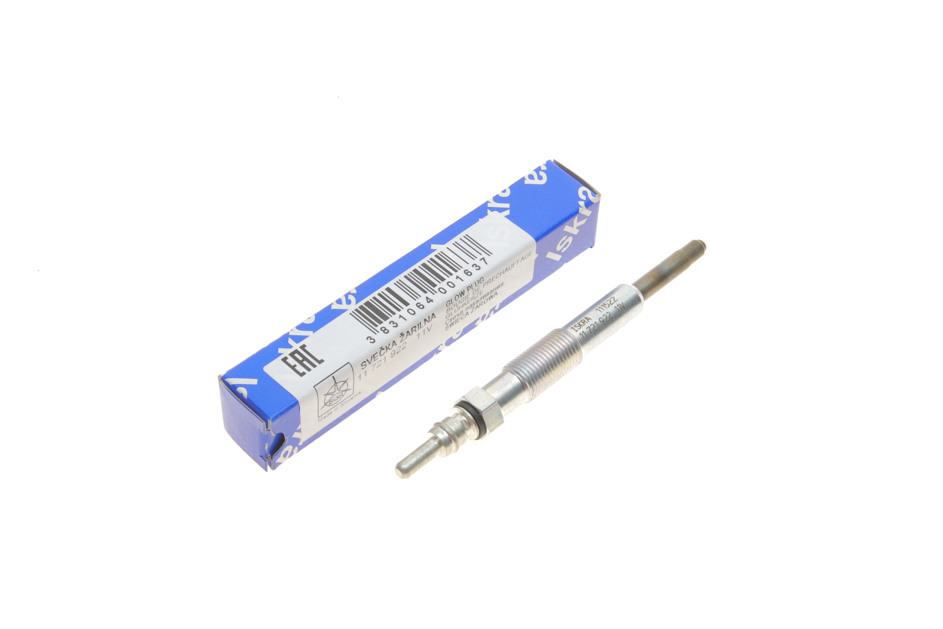 Свічка розжарювання Renault Kangoo 1.9D (47kW F8Q) (під защелку)