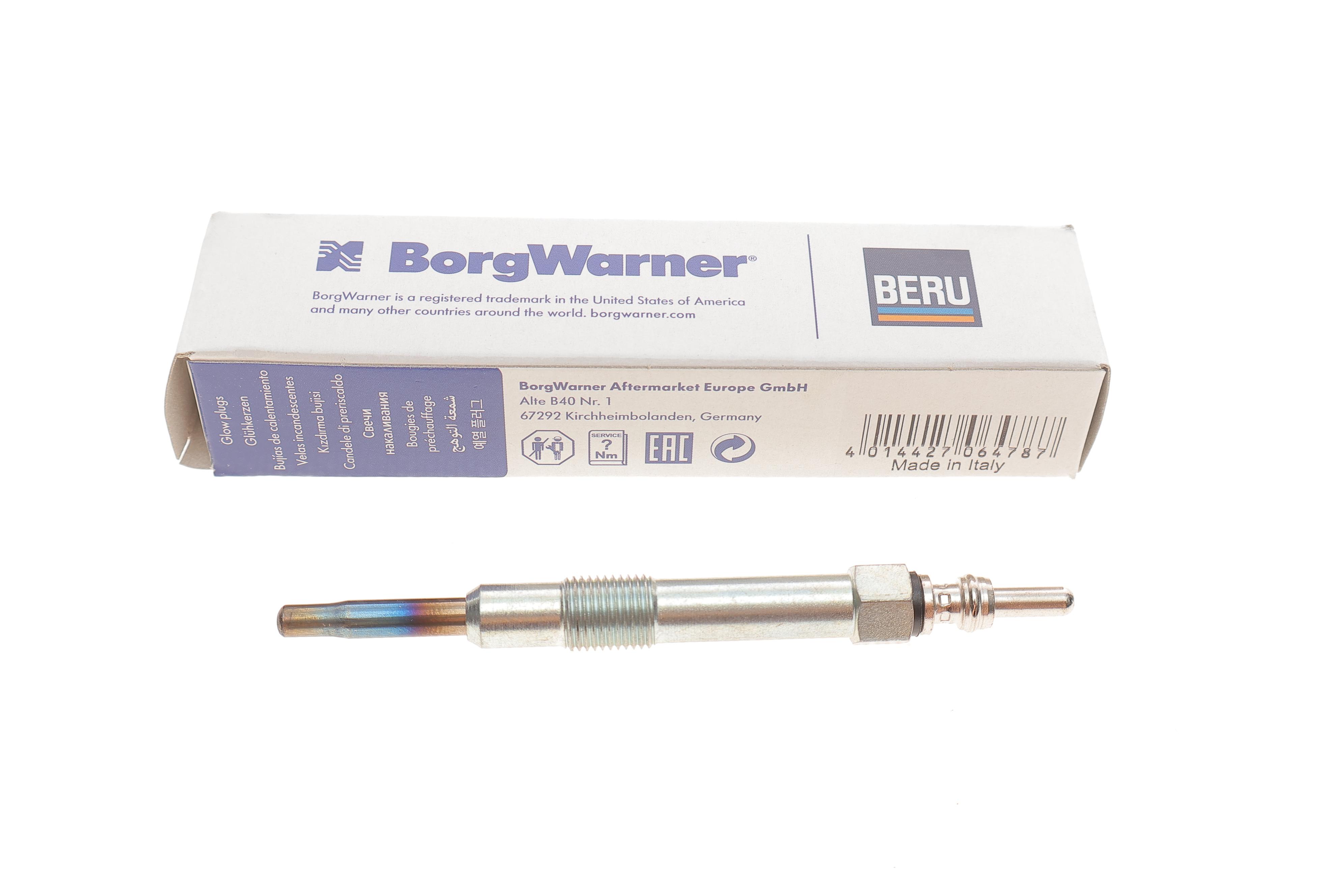 Свічка розжарювання Fiat Doblo 1.9JTD 01- (11V) M10x1.0 (L=102.5mm)