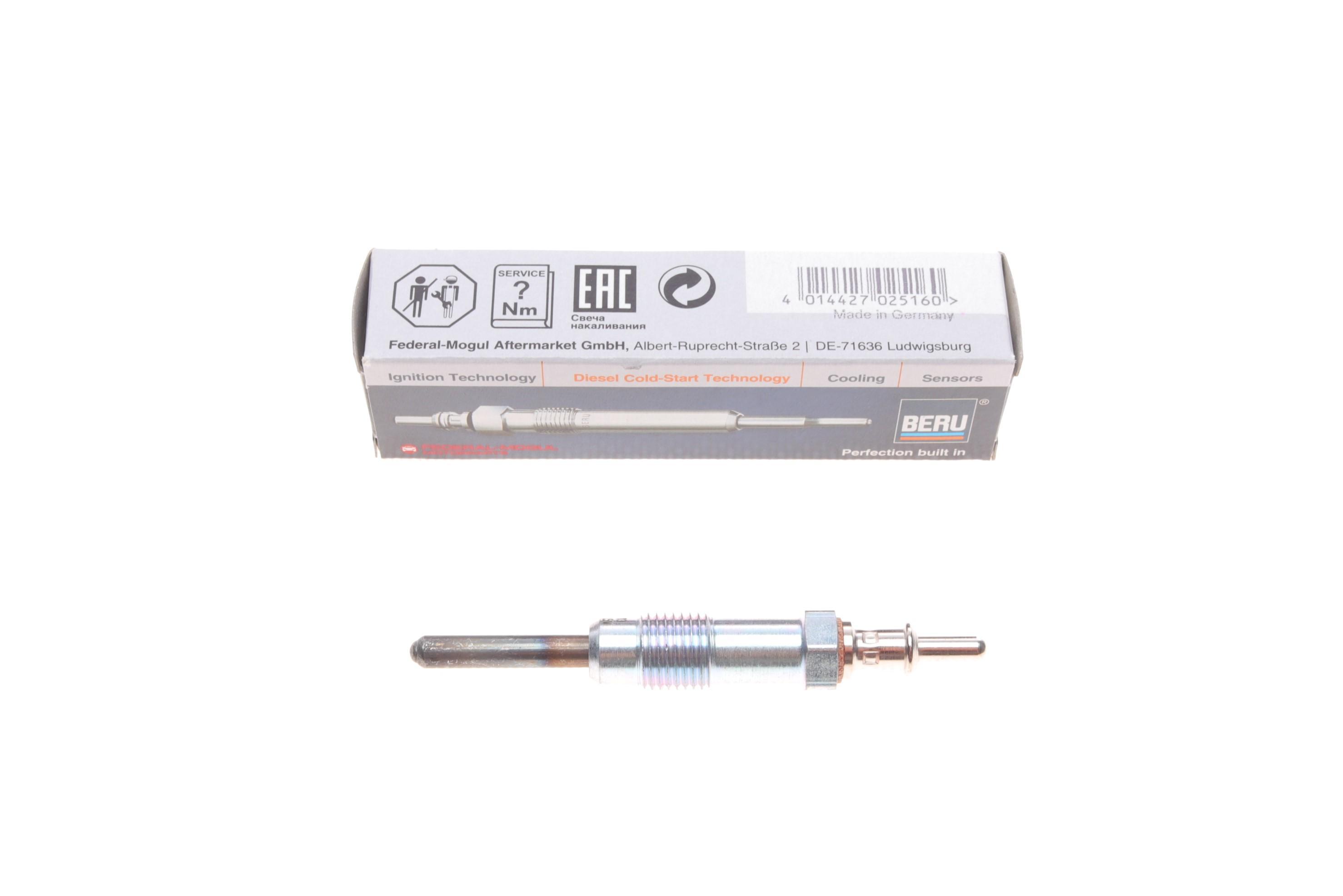 Свічка розжарювання MB Sprinter 2.9TDI OM602 96-06 (11V)