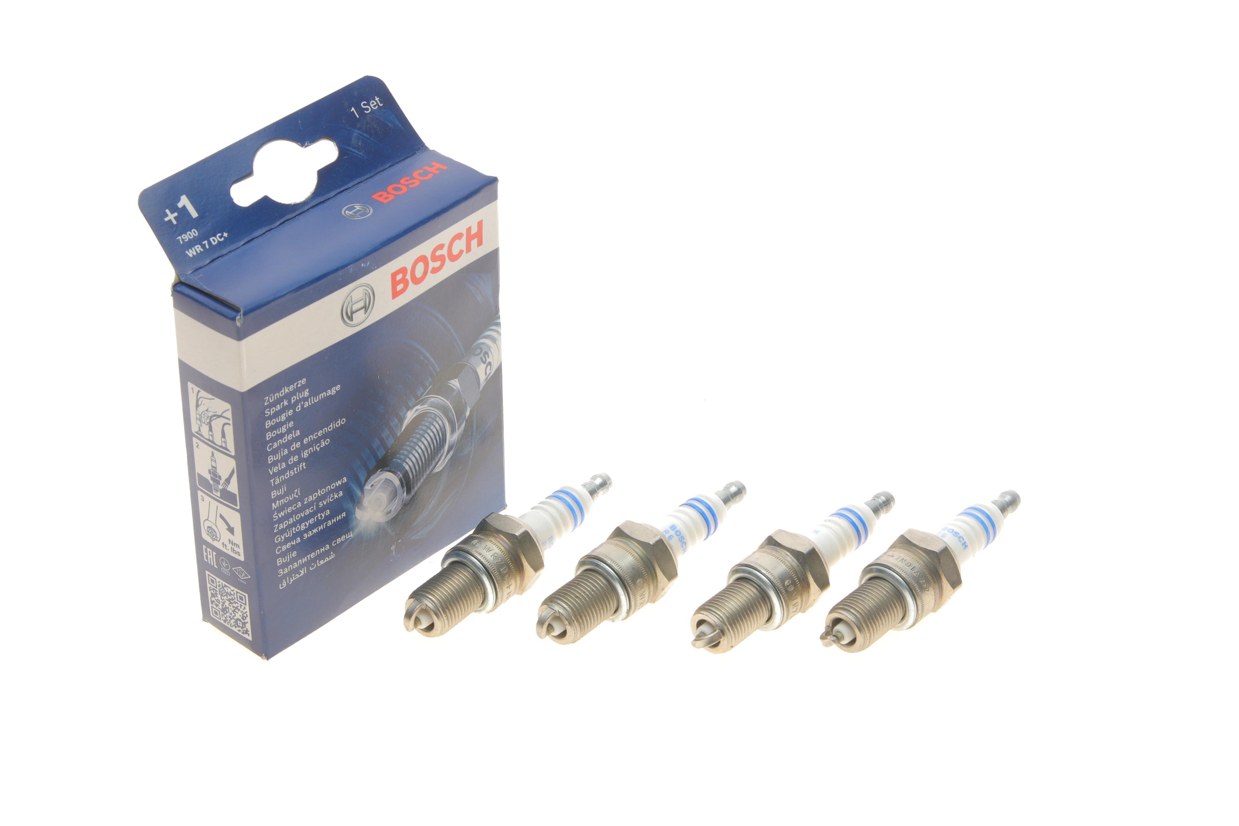 Свічка запалювання (к-кт 4шт) VW T4/T3/Passat/LT (28-35)/Golf II/III/Caddy 0.9-2.5 65- WR7DC+