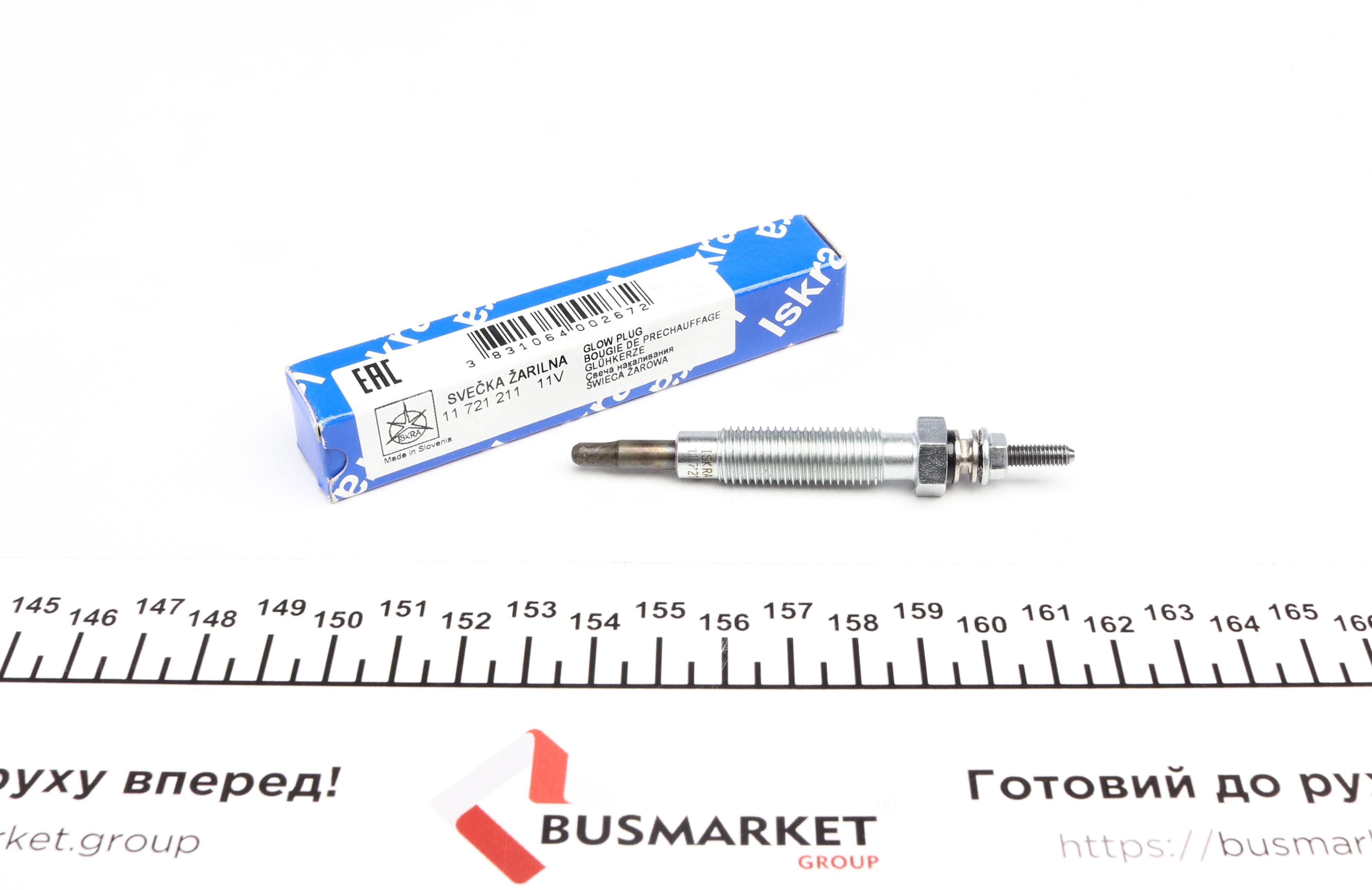 Свічка розжарювання Mitsubishi Pajero/Mitsubishi L 200/300/Kia Pregio 2.5TD 86-