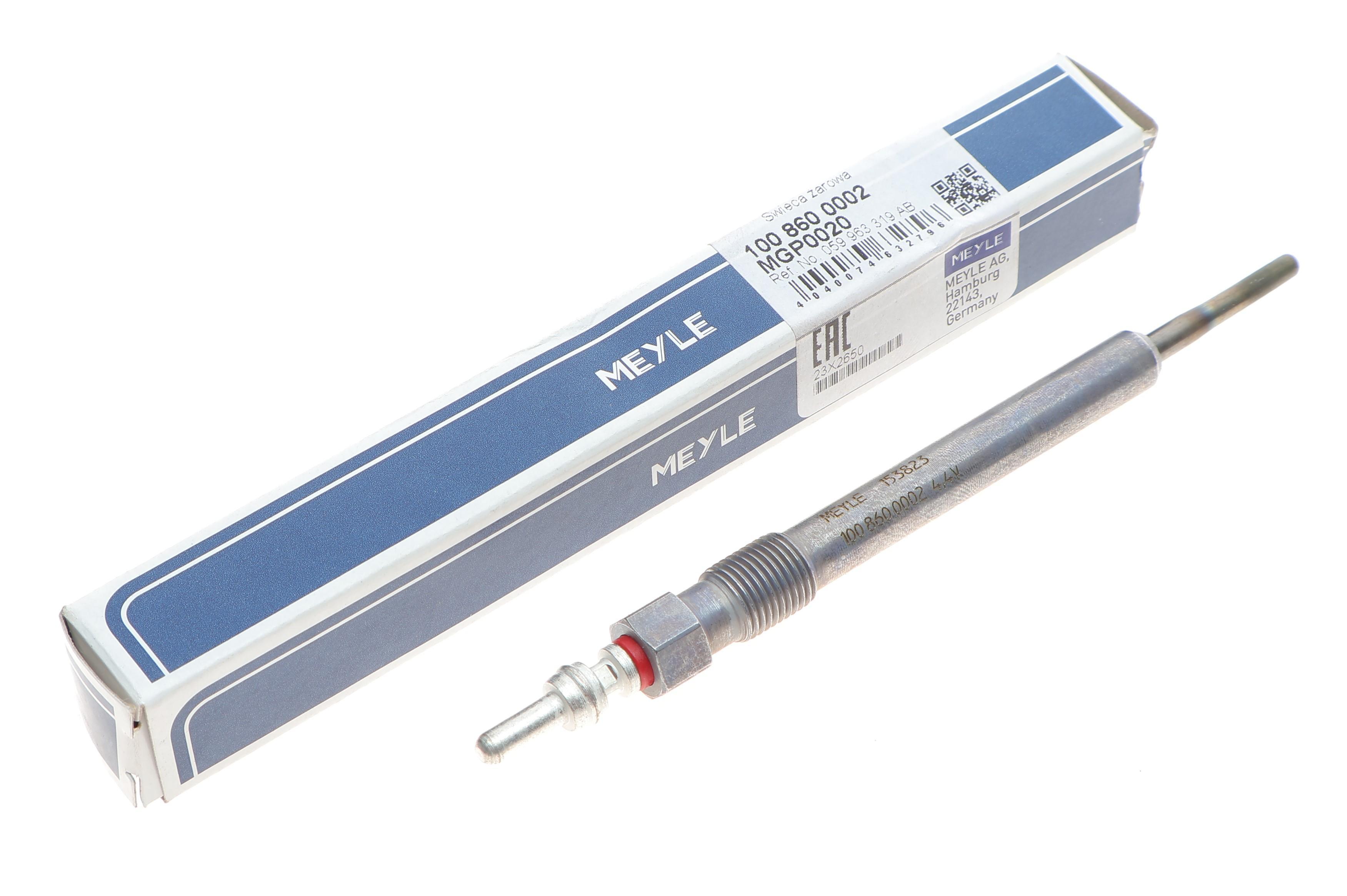 Свічка розжарювання VW T5/Caddy 1.6-2.0 TDI 10- (4.4V)