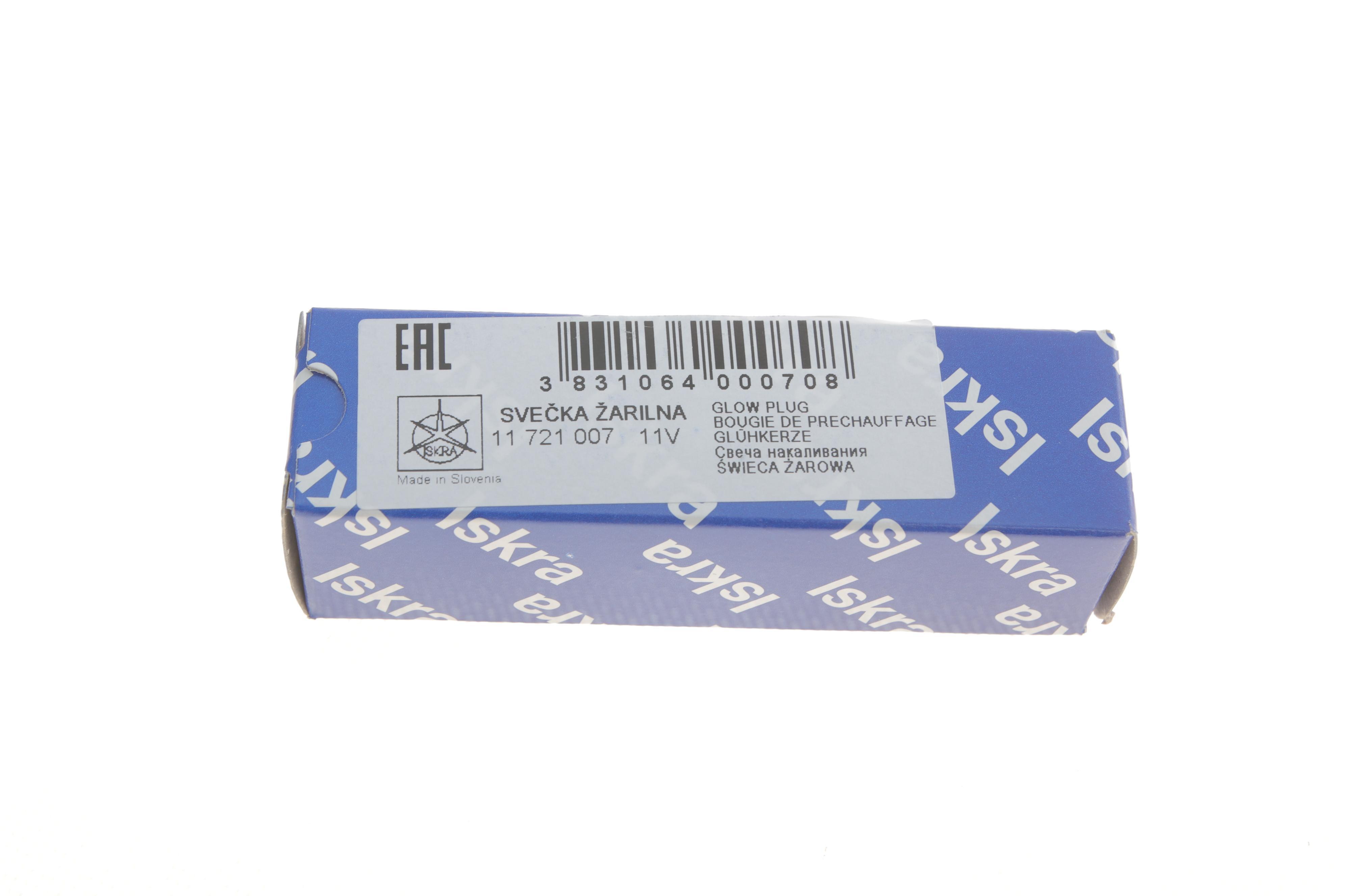 Свічка розжарювання MB OM615-617 (9V) (M18x1.5/10s) (з пальчиком)