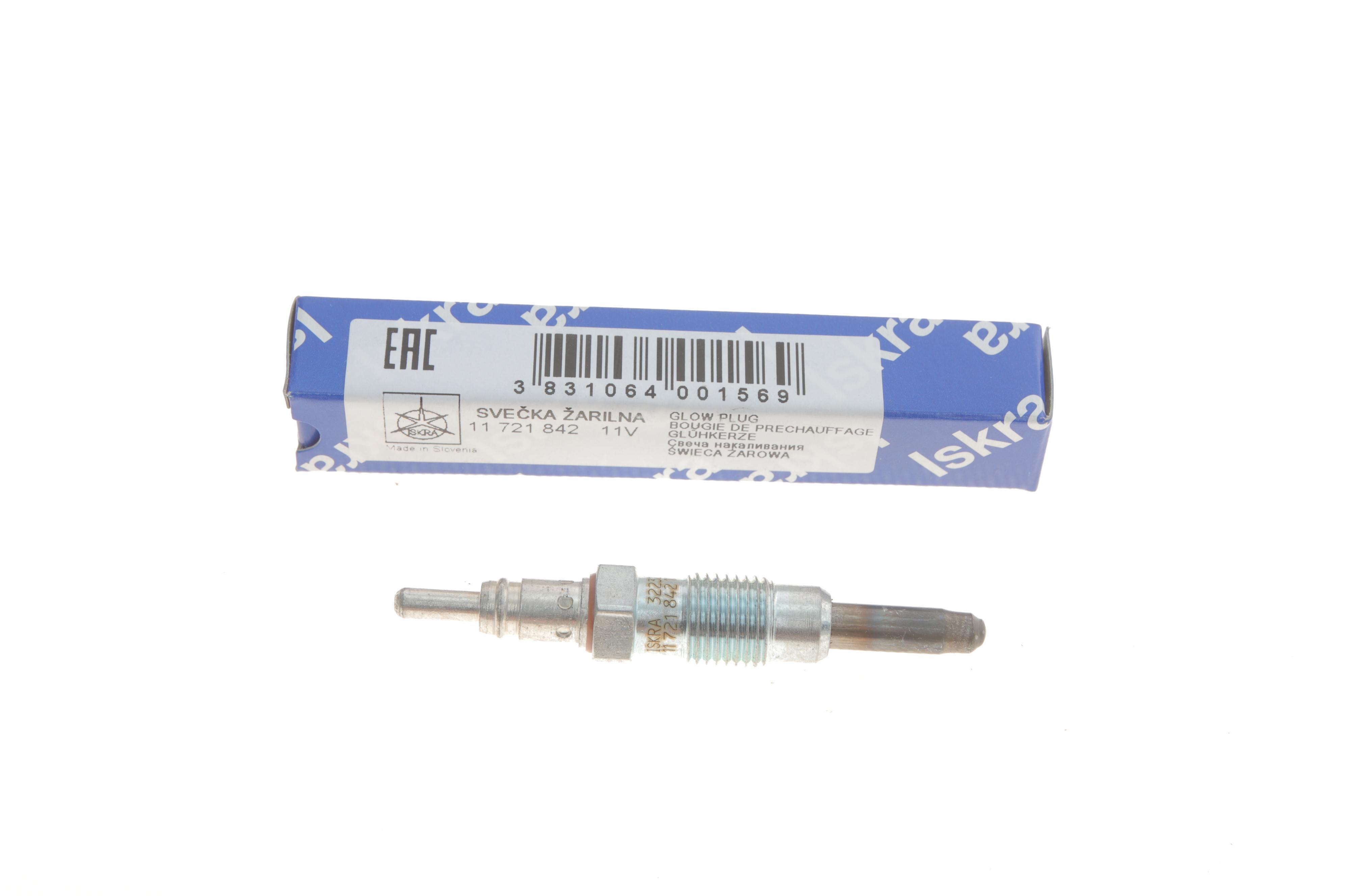 Свічка розжарювання Fiat Doblo 1.9D (11V) (M12x1.25)