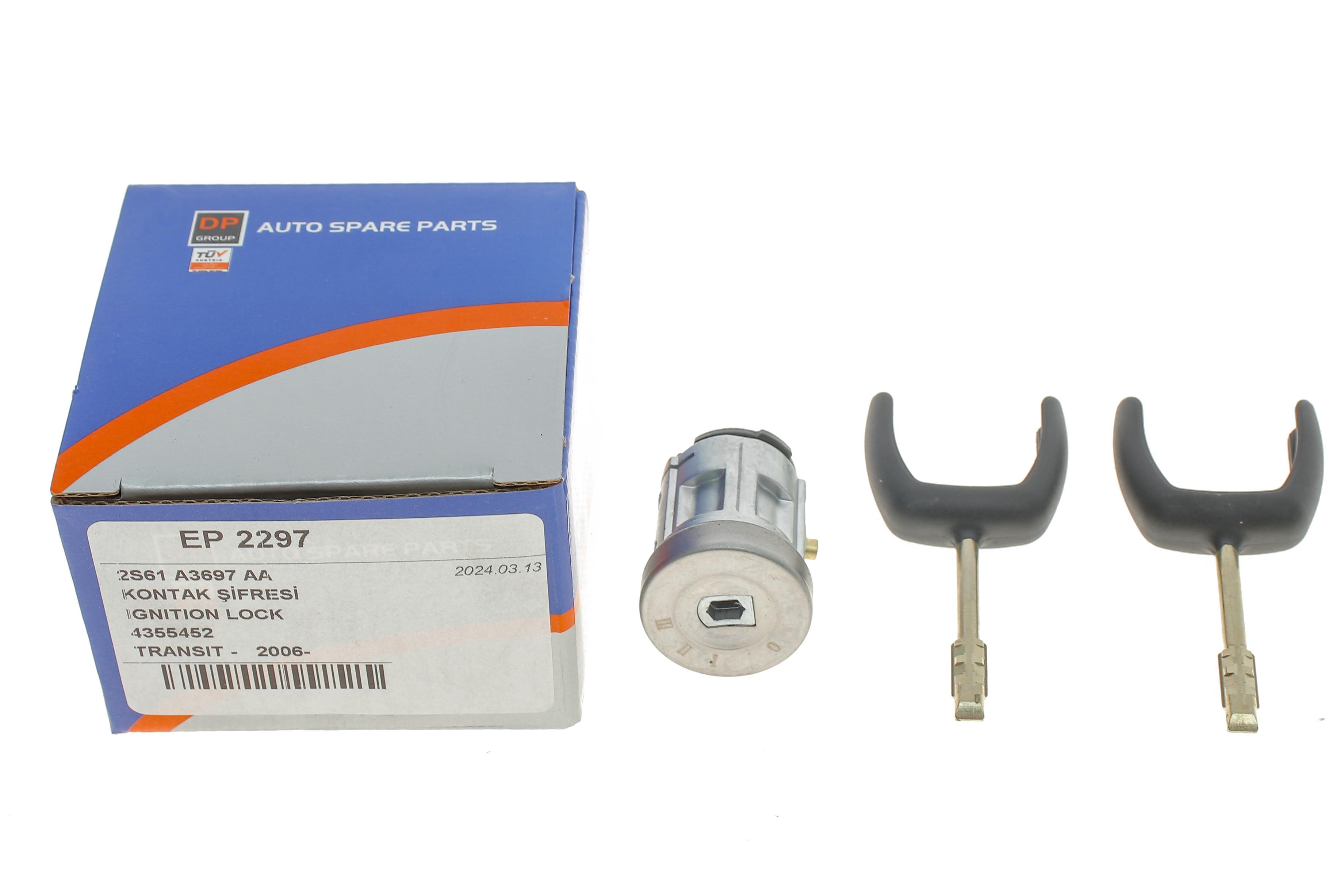 Сердцевина замка запалювання Ford Transit 06- (з ключами)