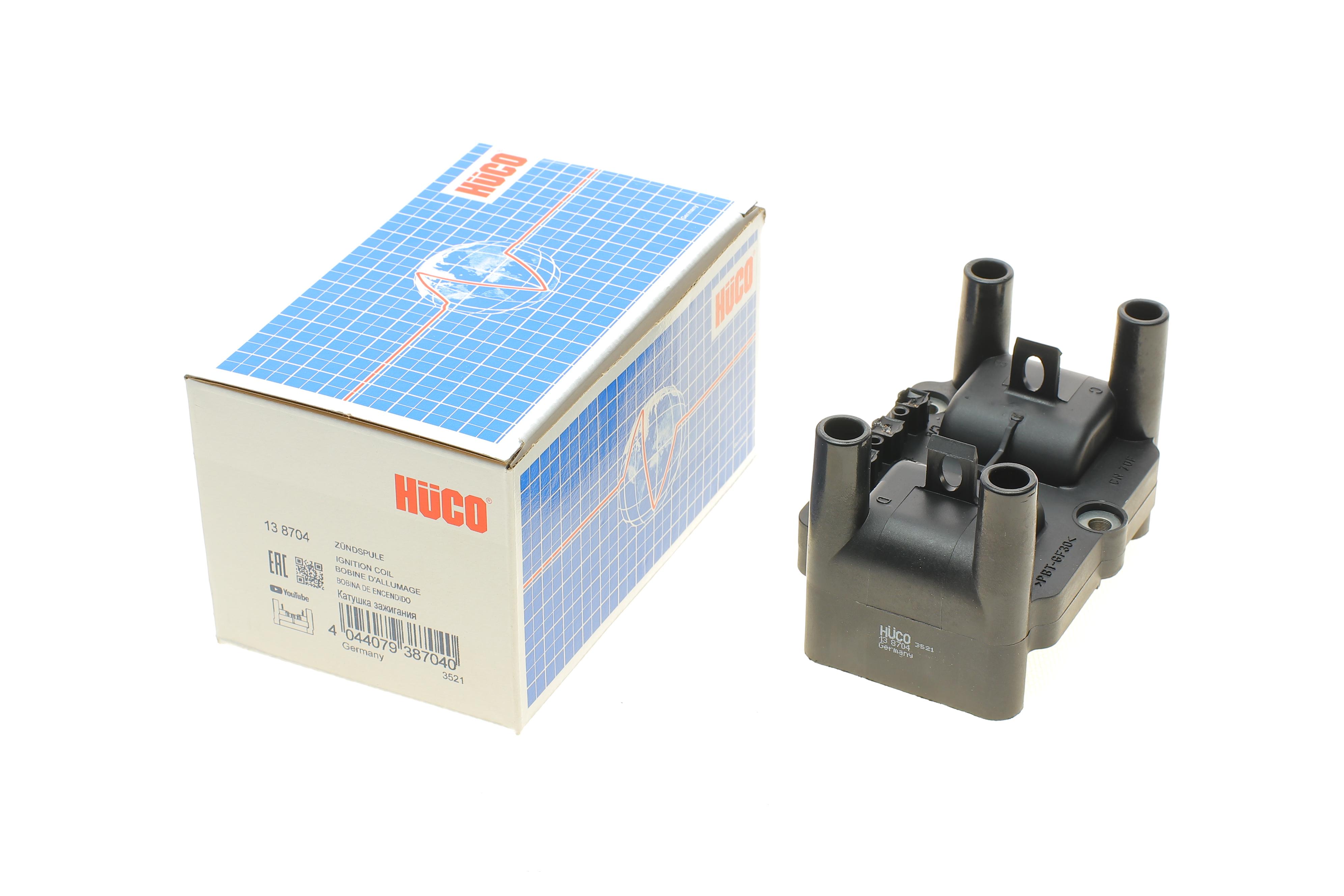 Котушка запалювання VW T5 2.0i/Caddy III 1.2TSI 03-15 (HÜCO)