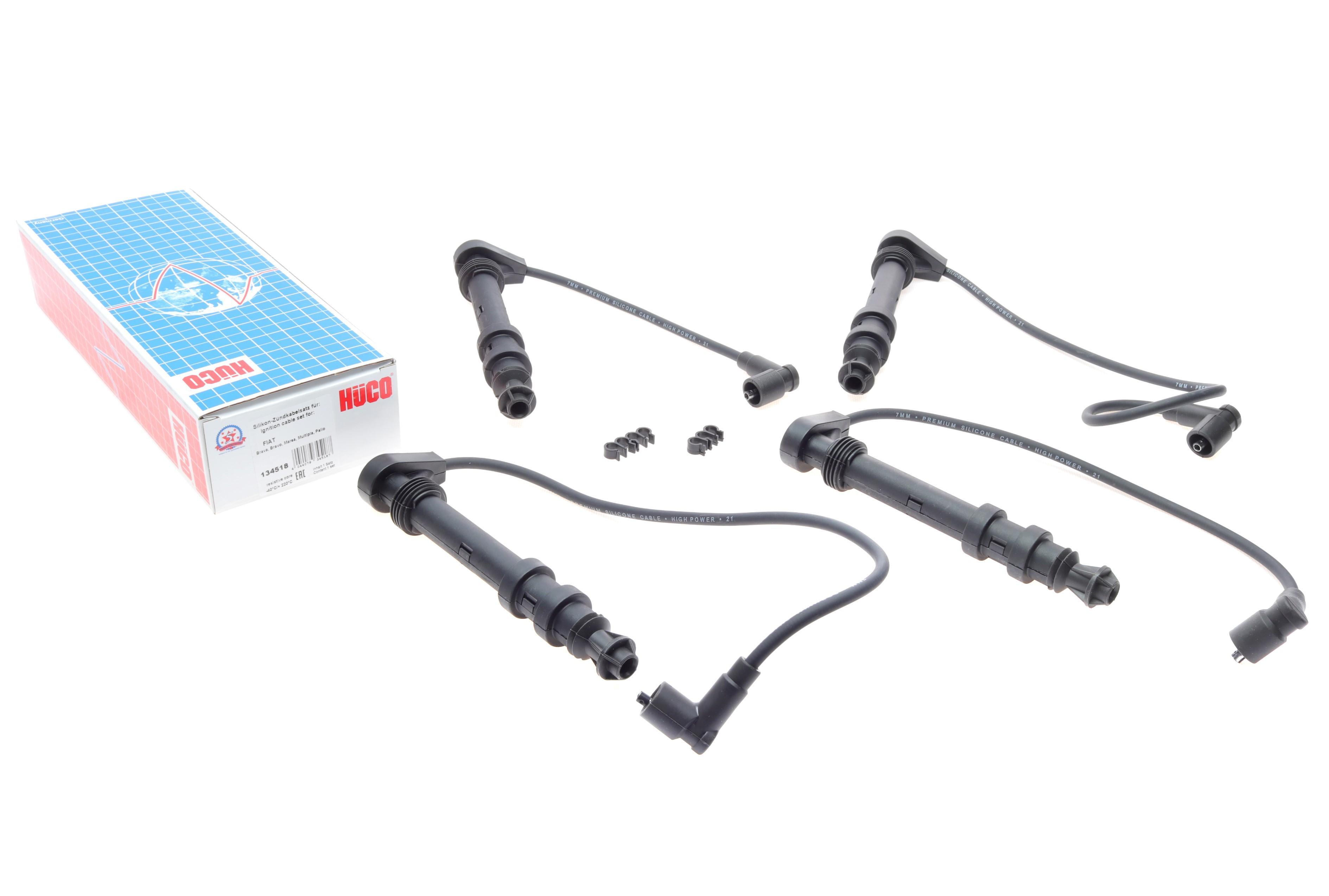 Проводи запалення Fiat Doblo 1.6 16V 02- (к-кт) (HÜCO)