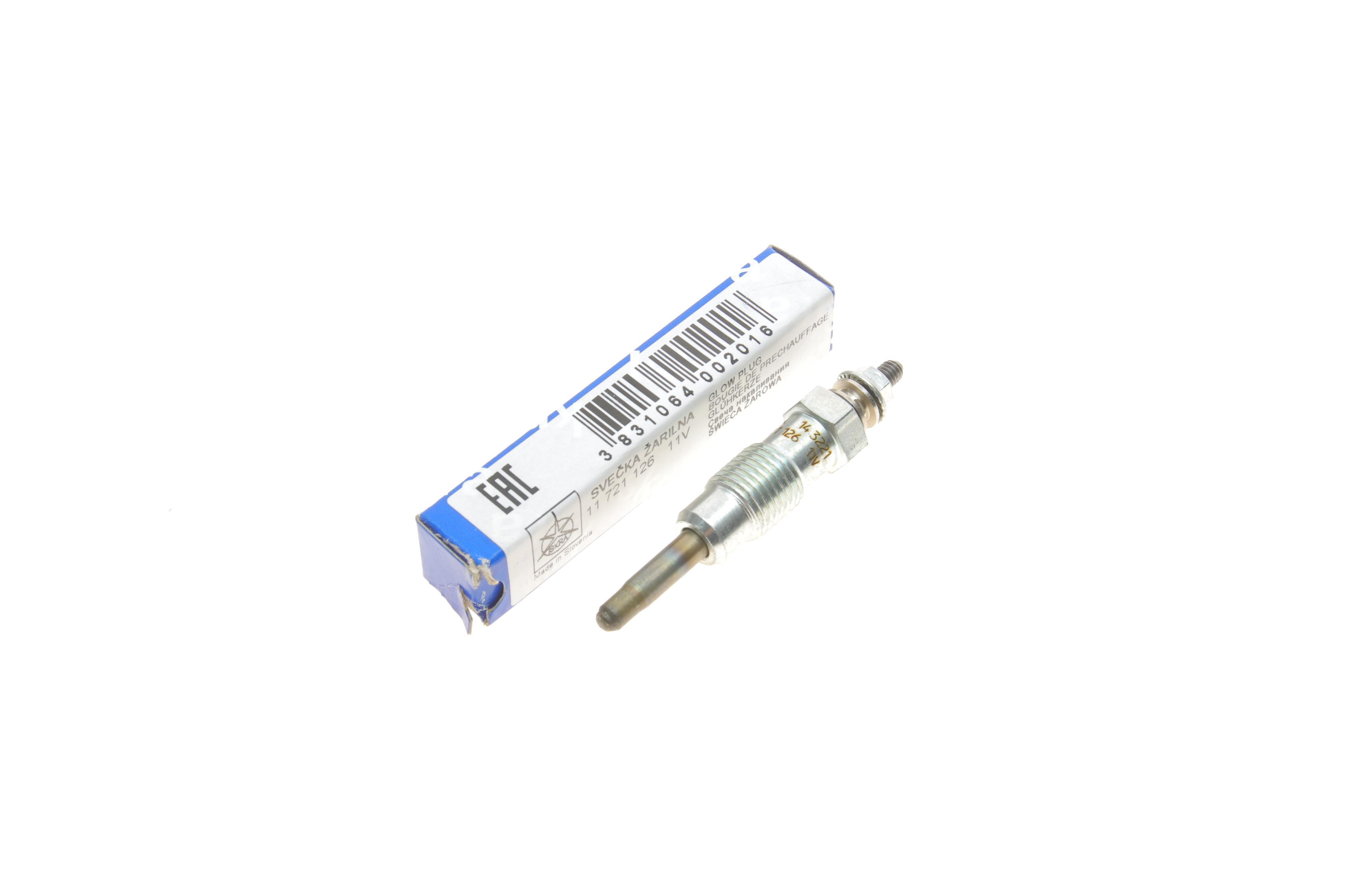 Свічка розжарювання Fiat Ducato 2.5D 94-02 (M12x1.25) 11V